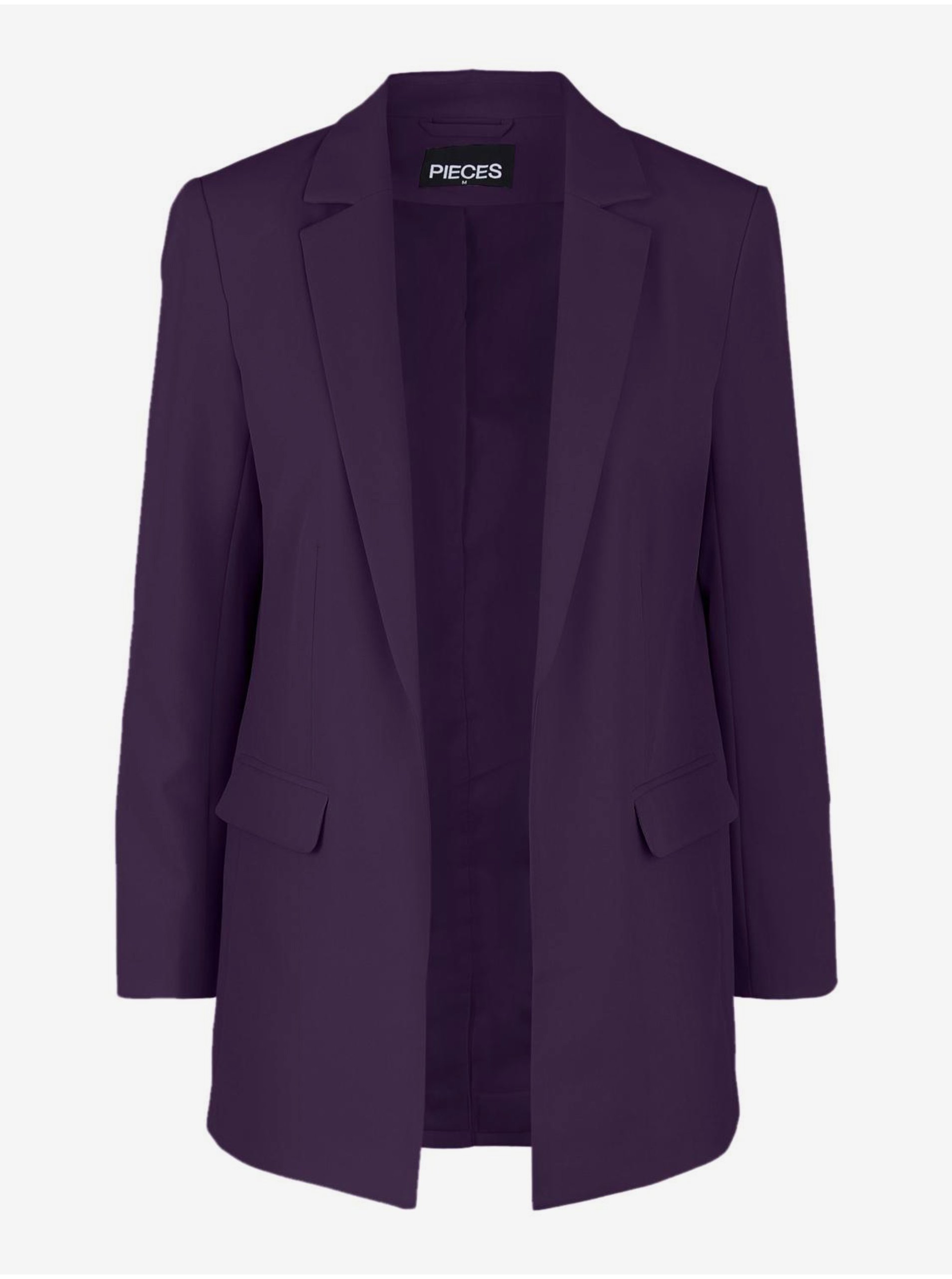 Dark purple women's blazer Pieces Bossy - Women's