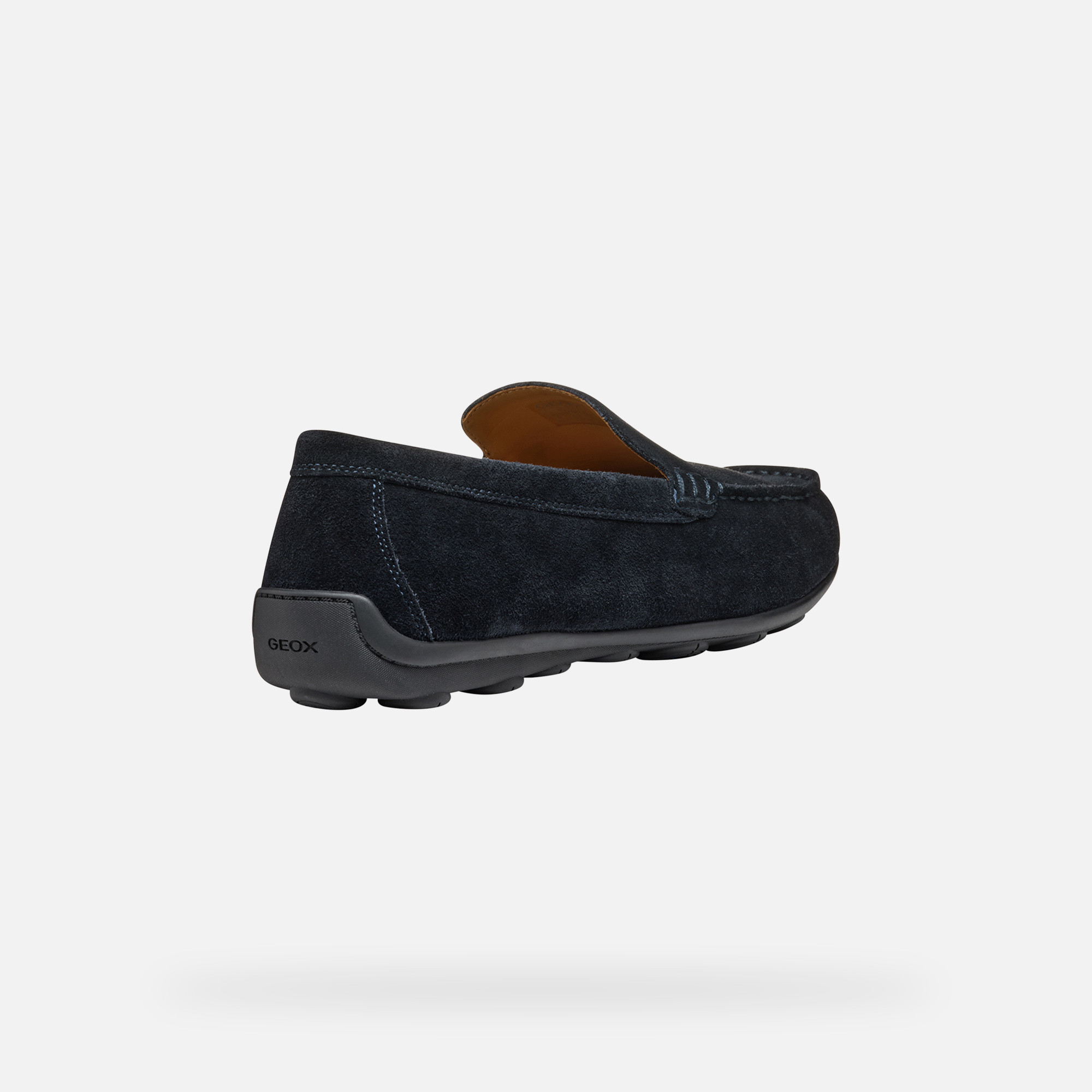 Dark blue men&#039;s moccasins Geox Spherica EC16 - Men&#039;s
