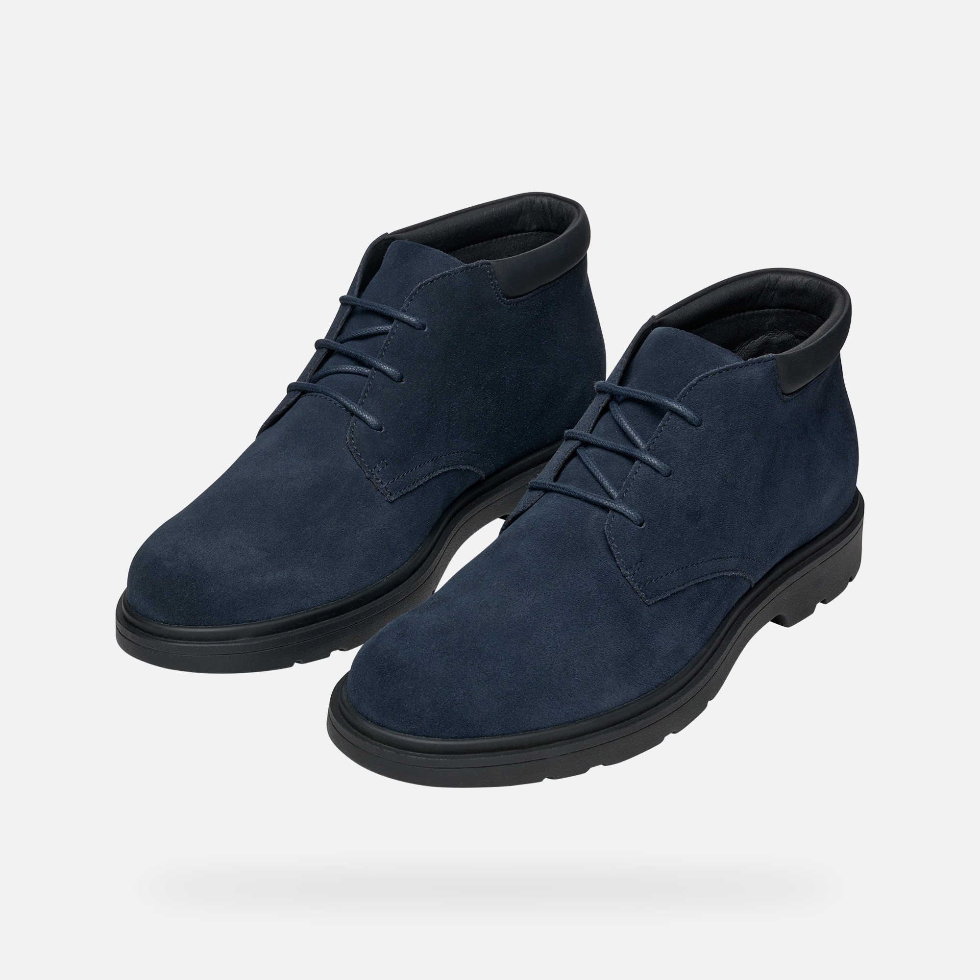 Dark blue men&#039;s ankle boots Geox Spherica EC1 - Men