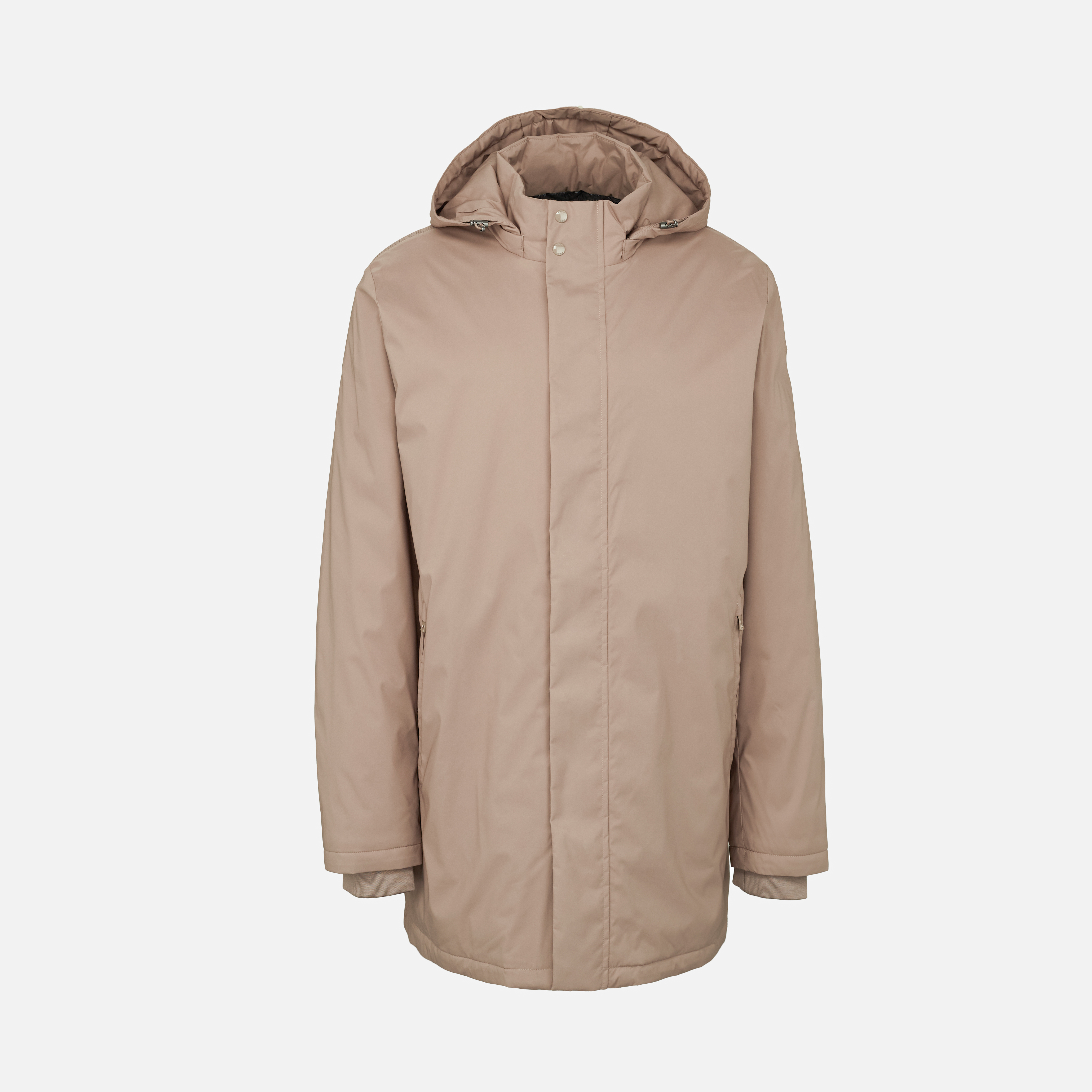 Beige mens down jacket Geox Aurelio - Mens