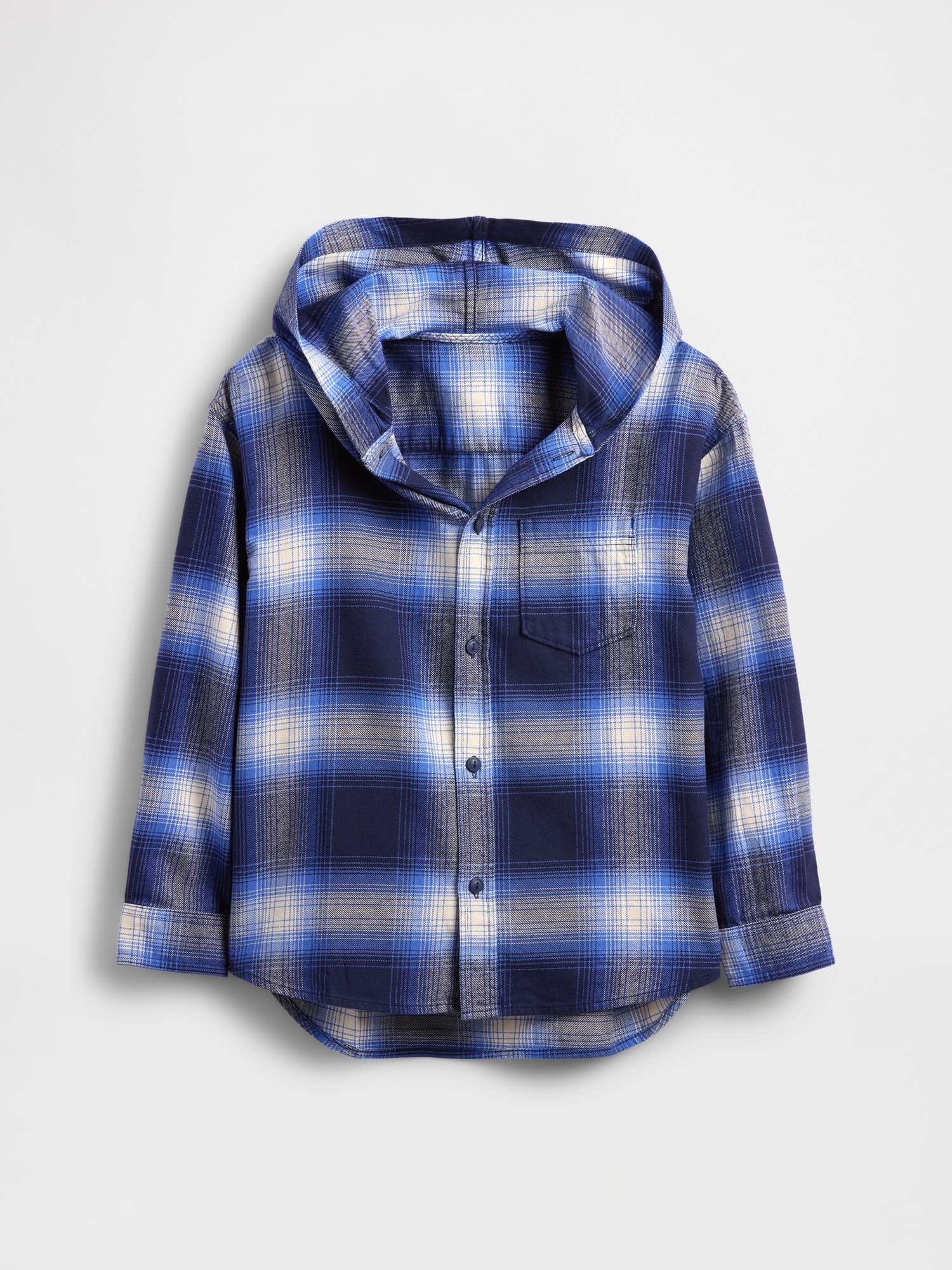 GAP Children&#039;s Flannel Shirt with Hoodie - Boys