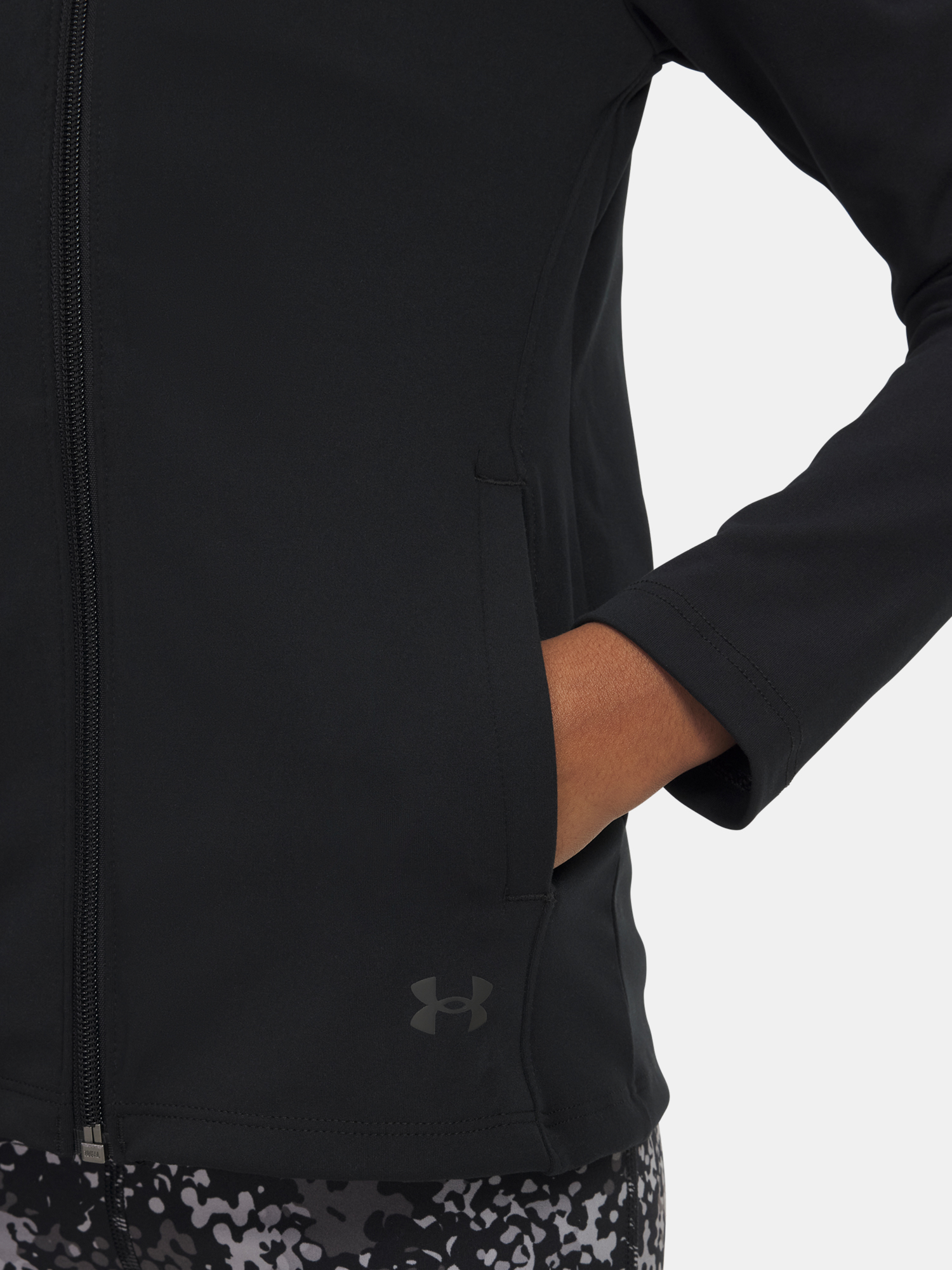 Girls' Under Armour Motion Jacket-BLK - Girls