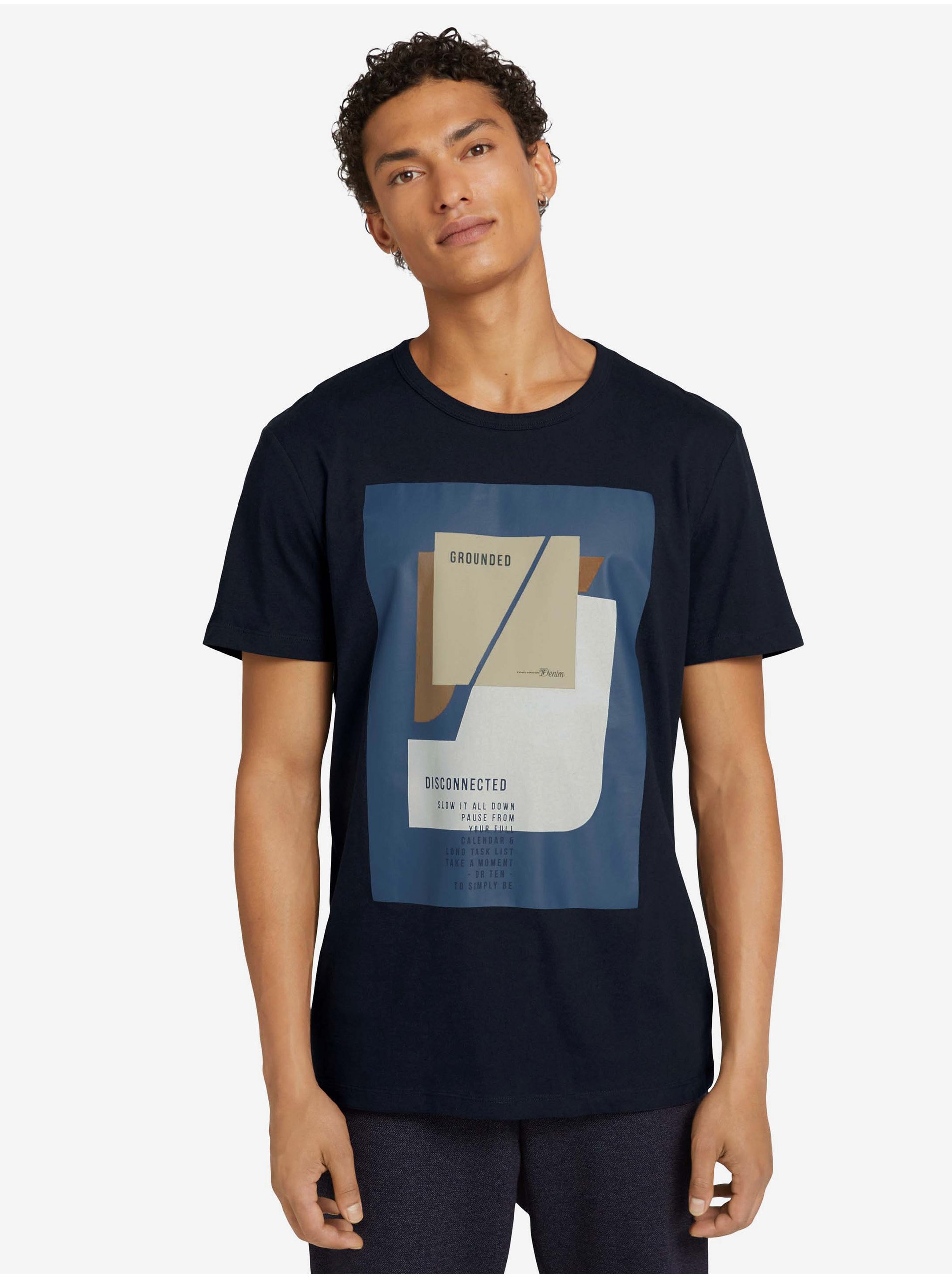 Dark blue Man T-Shirt Tom Tailor Denim - Men