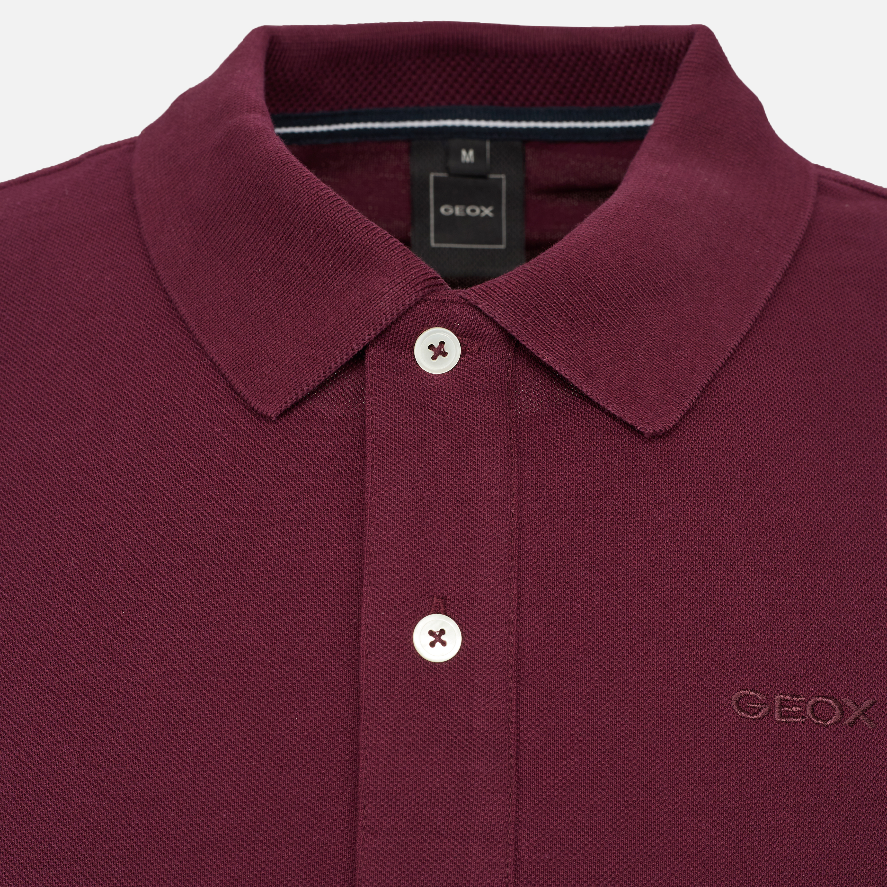 Burgundy men&#039;s polo shirt Geox - Men&#039;s