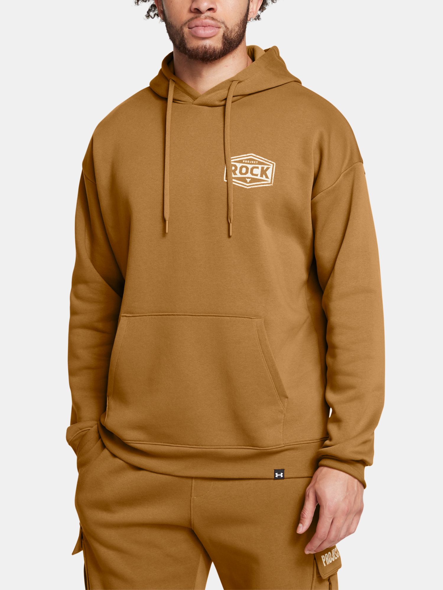 Under Armour Sweatshirt Pjt Rck Icon Flc Hdy-YLW - Men&#039;s