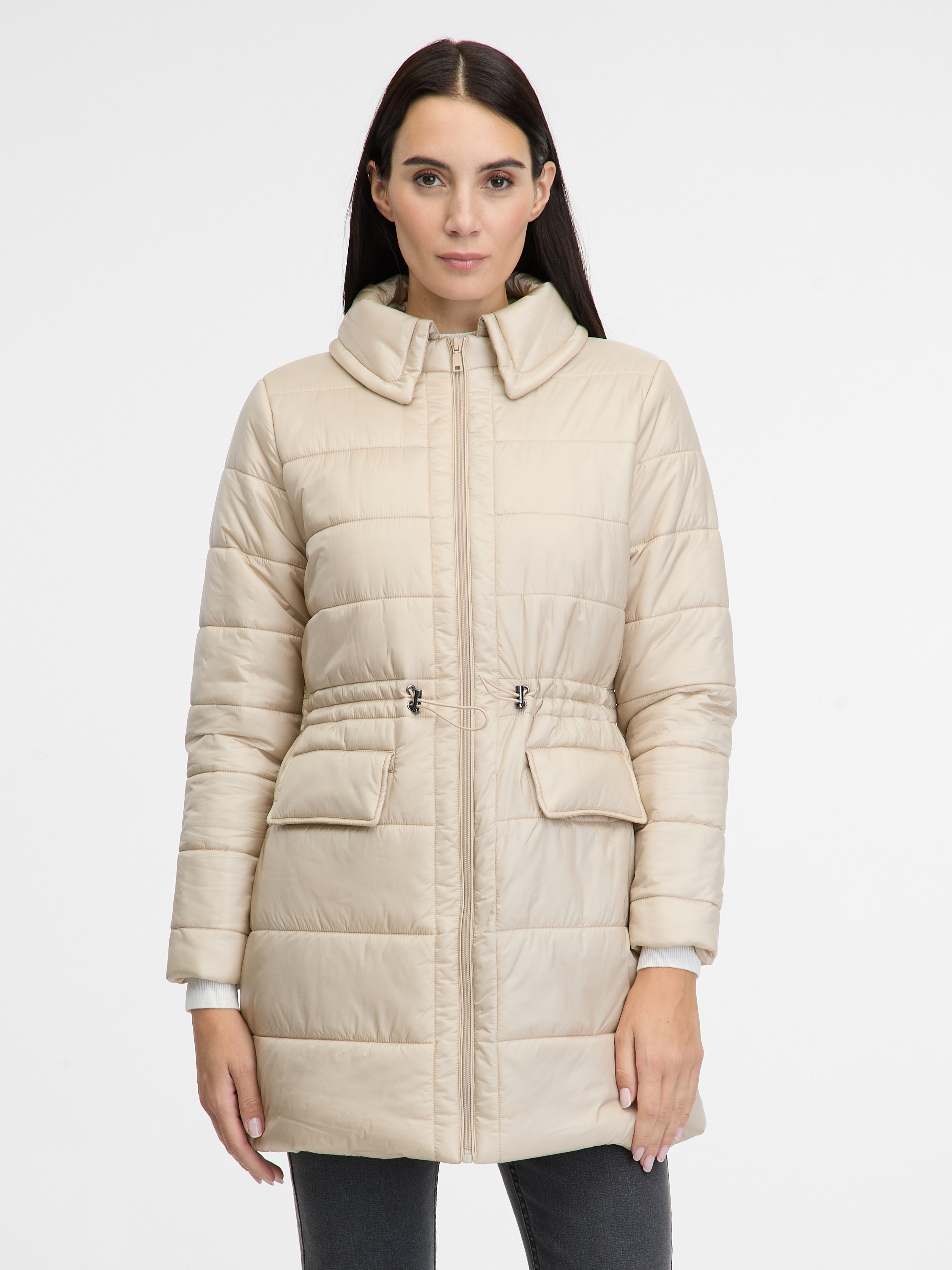 Cream women's winter jacket ORSAY - Women's