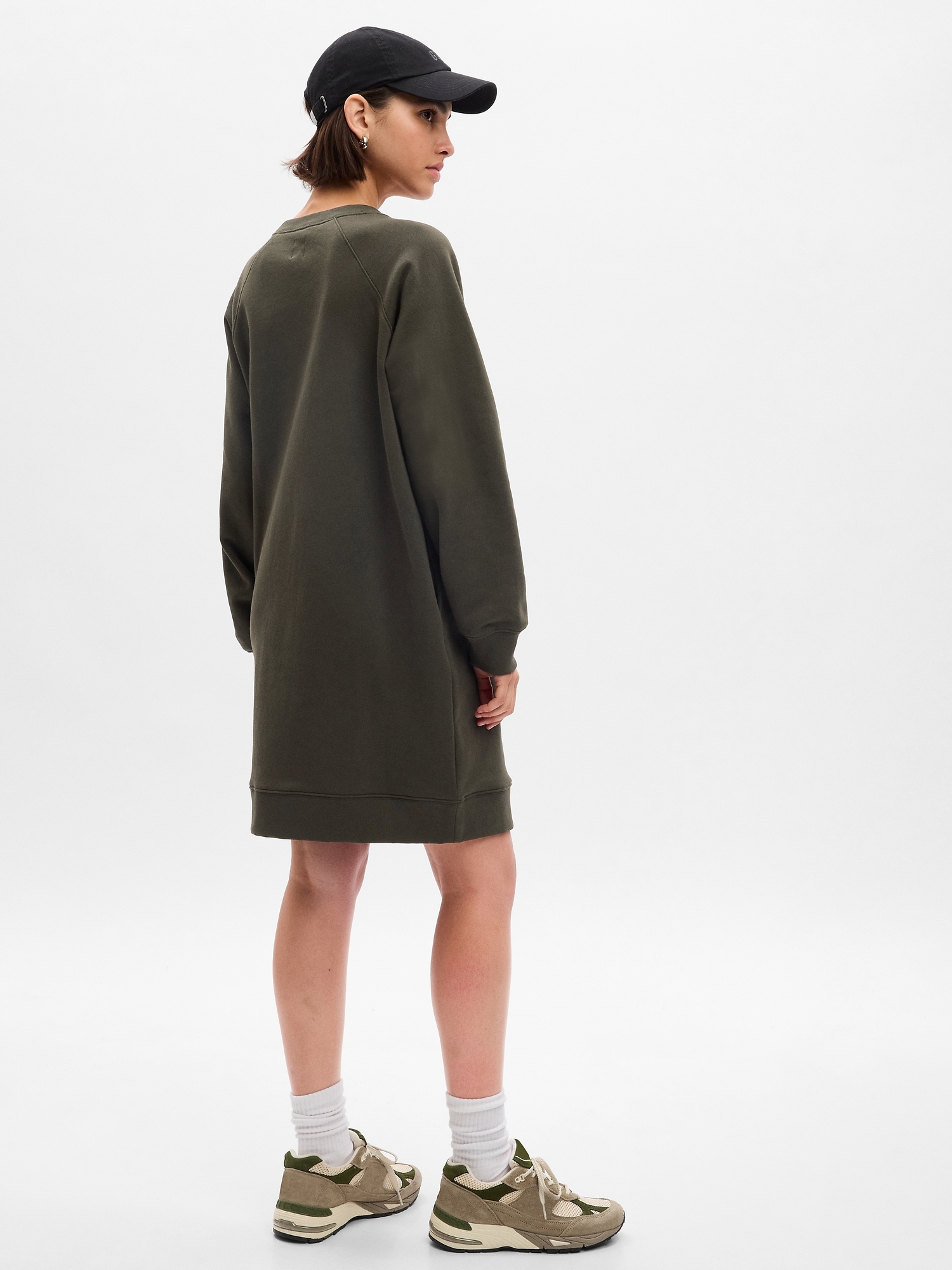 Rochii tip hanorac sau pulover pentru femei GAP - verde inchis