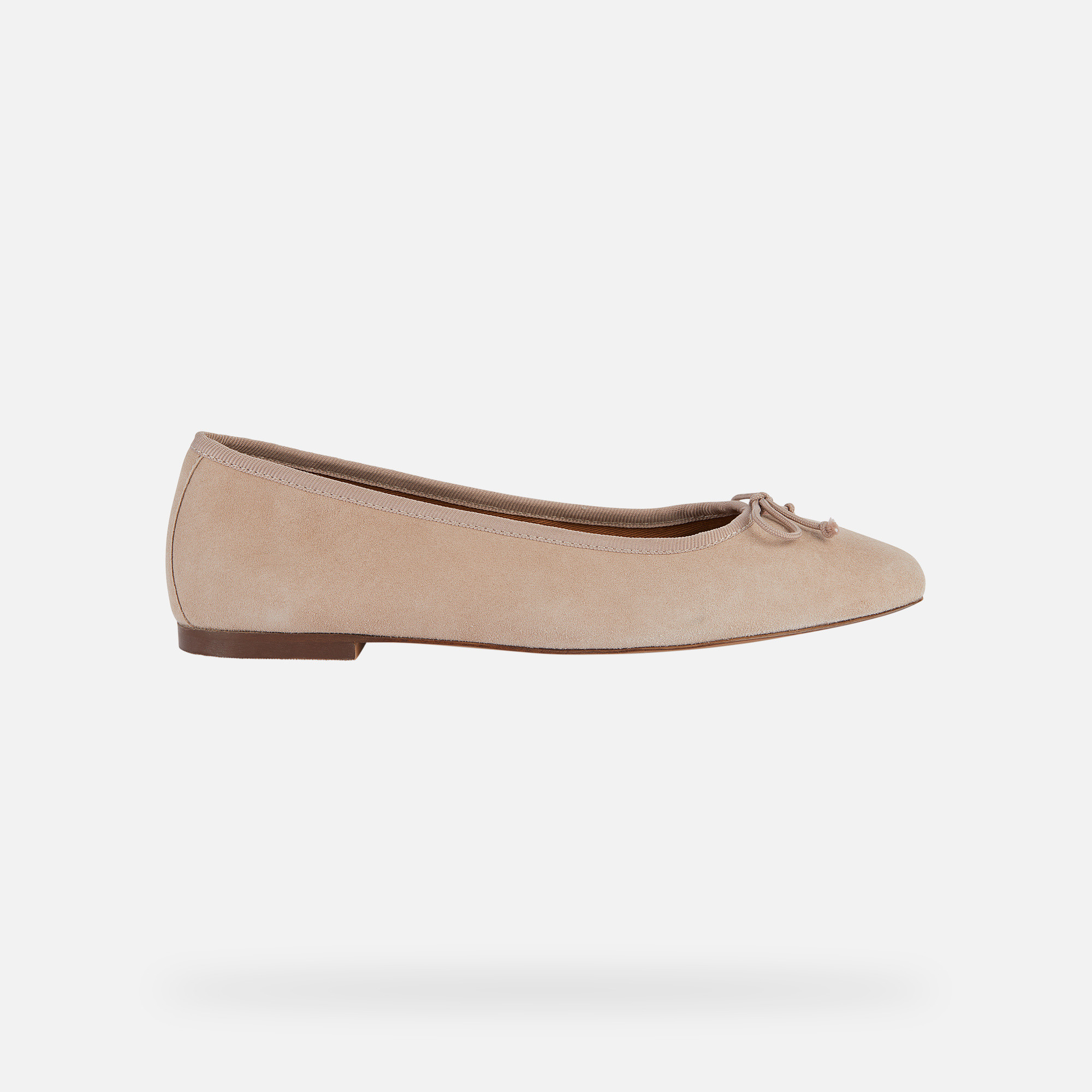 Beige women's ballet flats Geox Marsilea - Women's