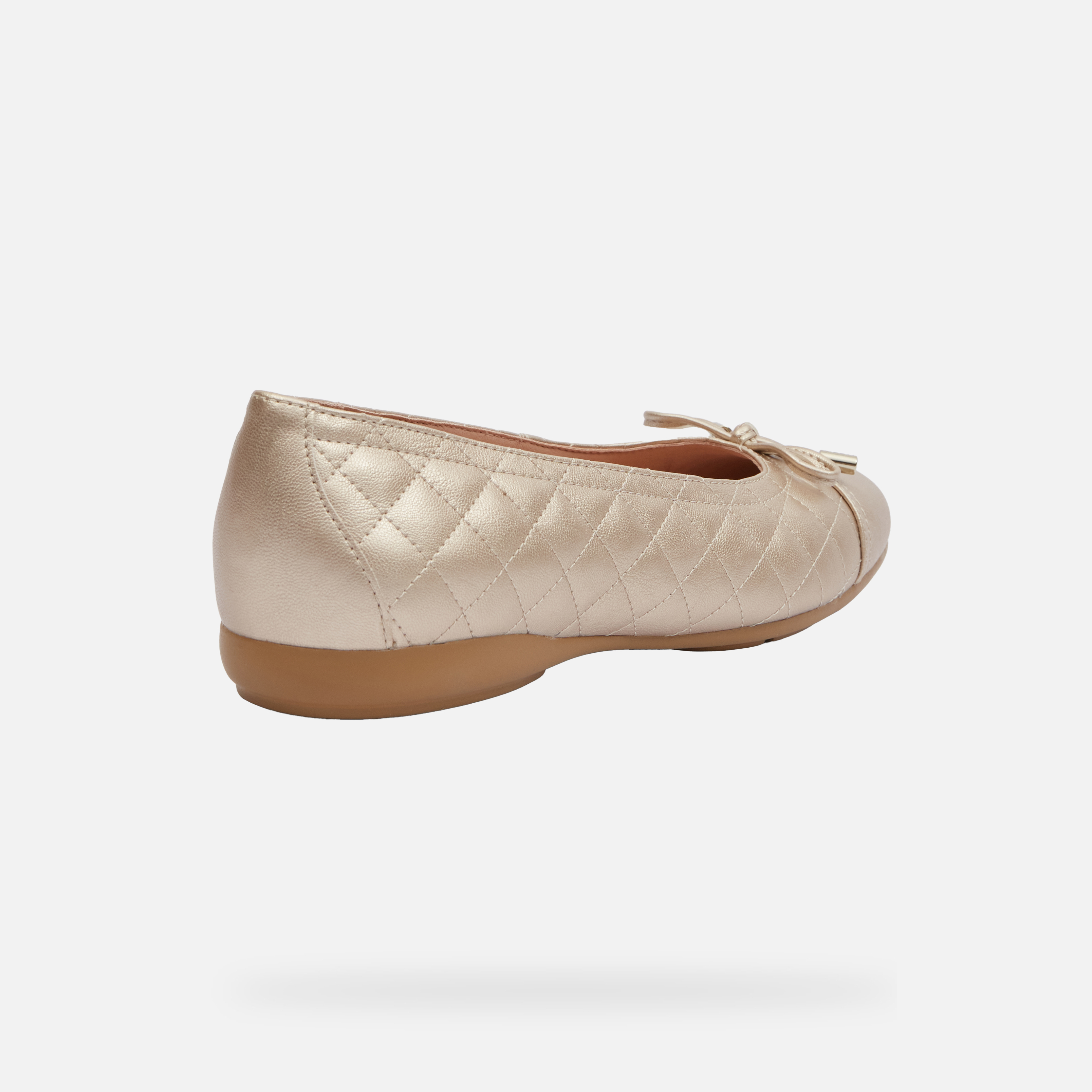 Gold women's ballet flats Geox Annytah - Women's