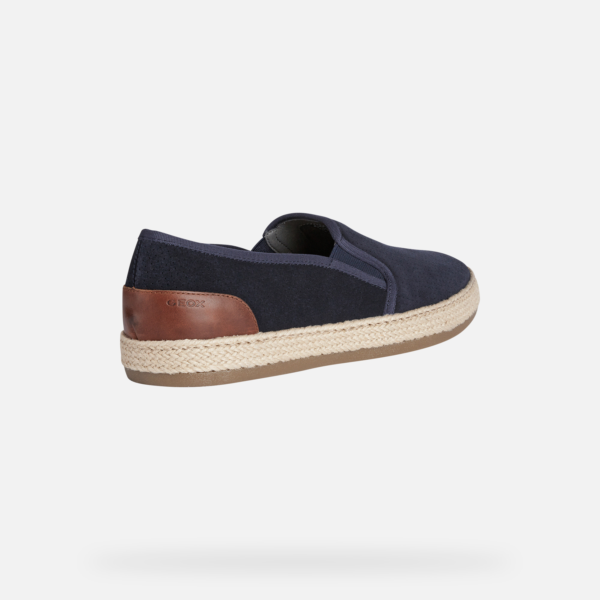 Dark blue men's slip on sneakers Geox Pantelleria - Men's