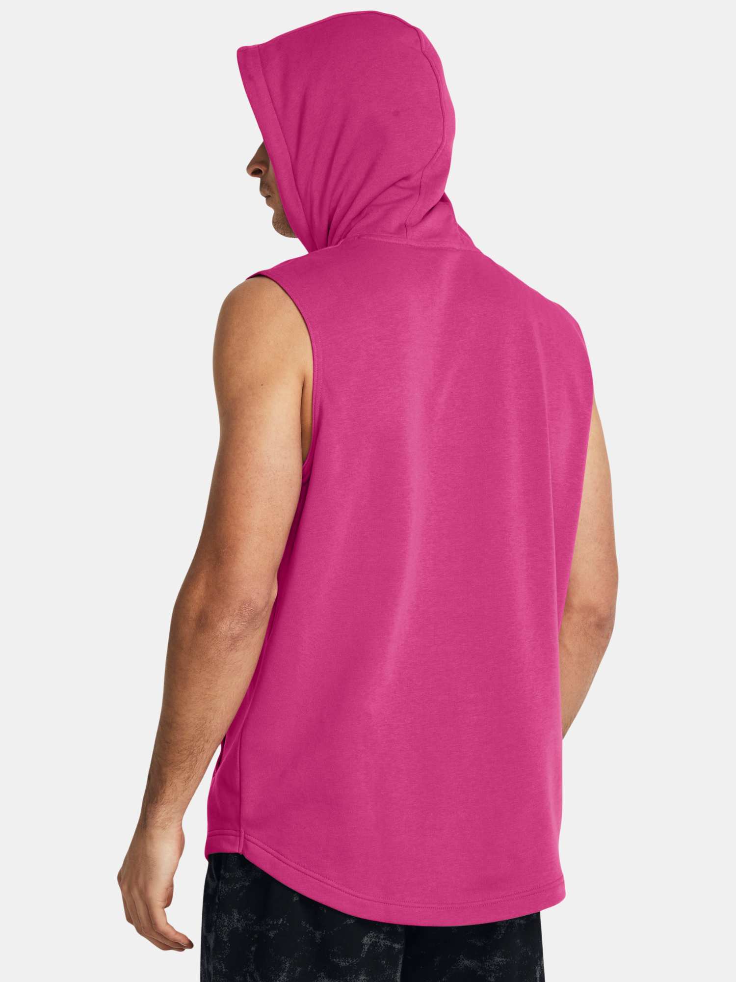 Under Armour Sweatshirt Pjt Q2 Payoff SL Flce HD-PNK - Men's