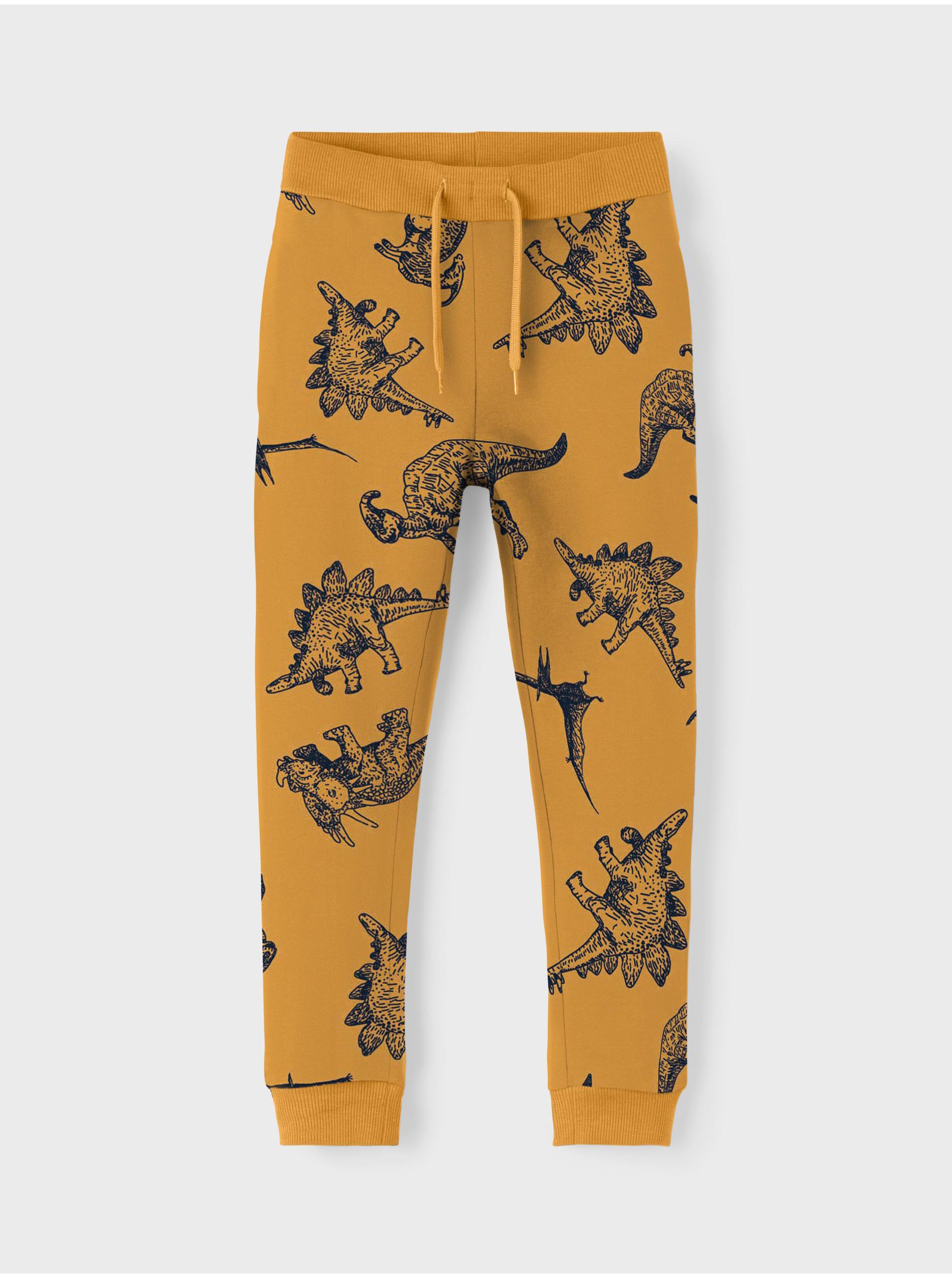 Mustard Boys Patterned Sweatpants Name It Felix - Boys