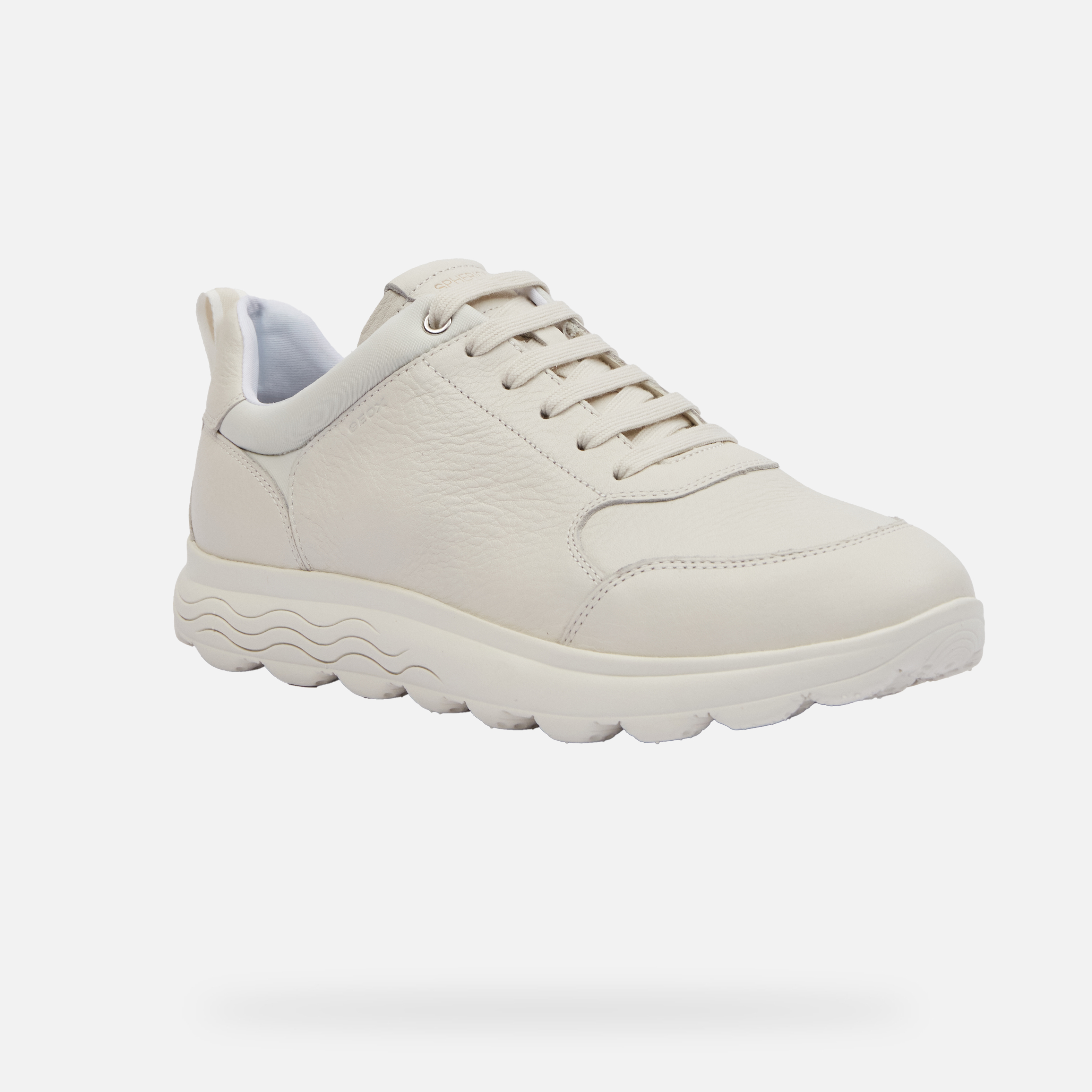 White men&#039;s sneakers Geox Spherica - Men&#039;s