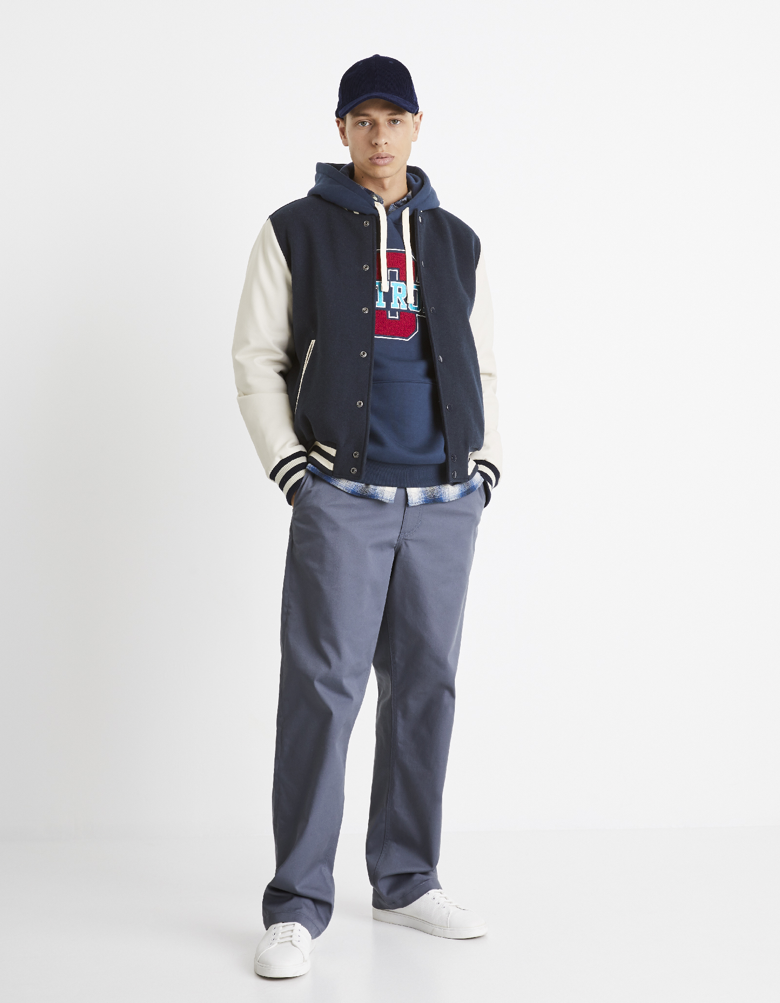 Celio Bomber Jacket Cuvarsity - Men's