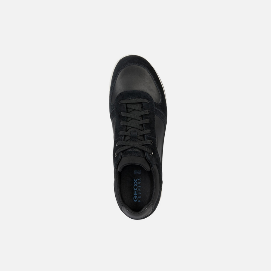 Black men's sneakers Geox Spherica Ec3 - Men's