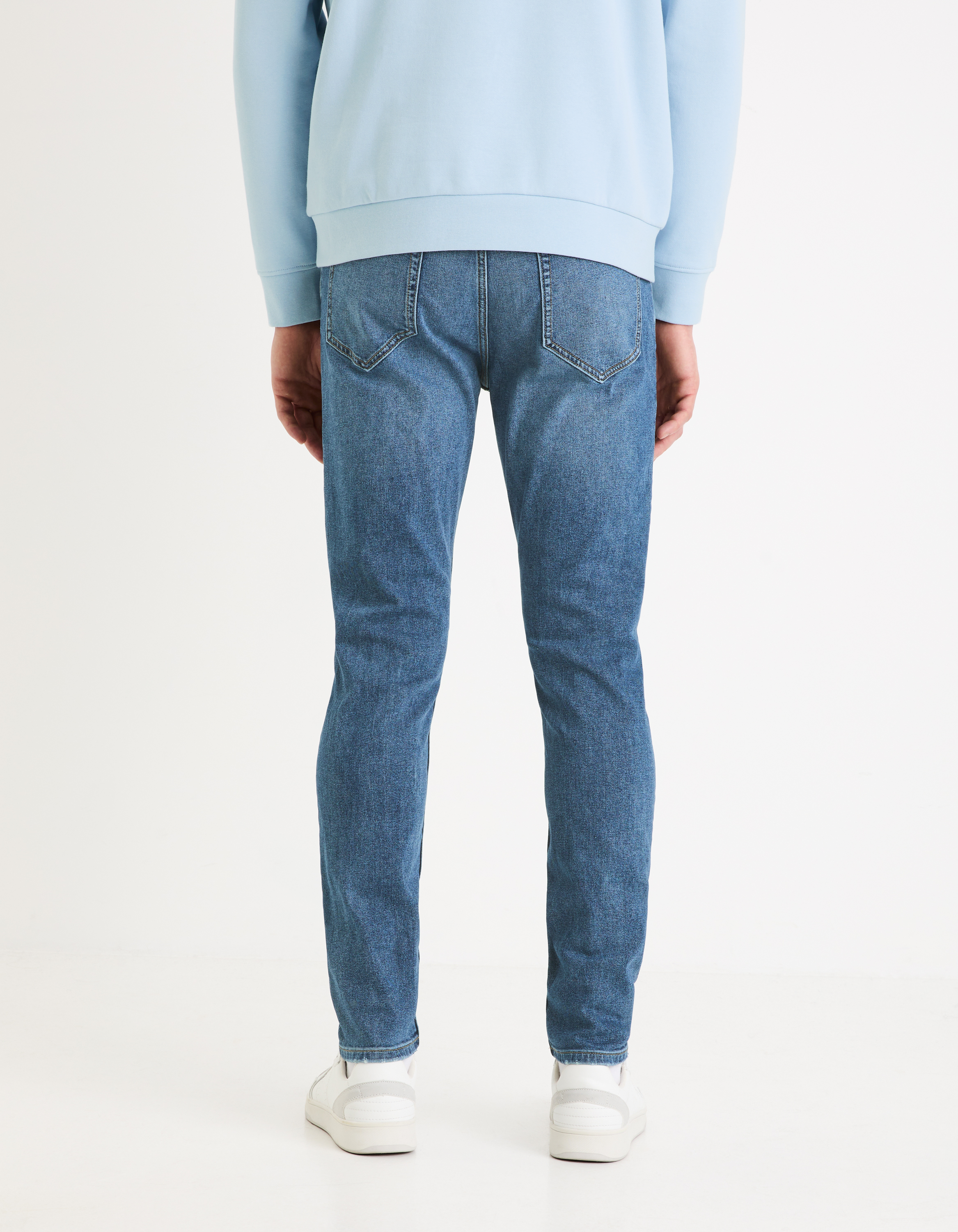 Skinny fit pentru barbati Celio - albastru