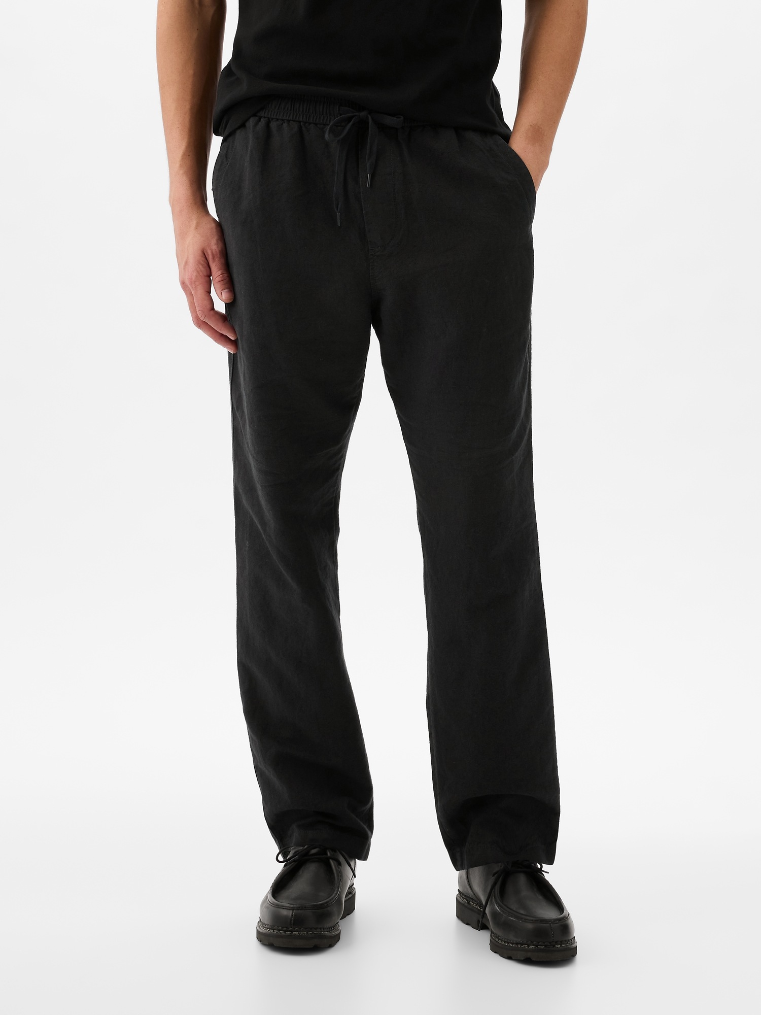 Pantaloni casual pentru barbati GAP - negru