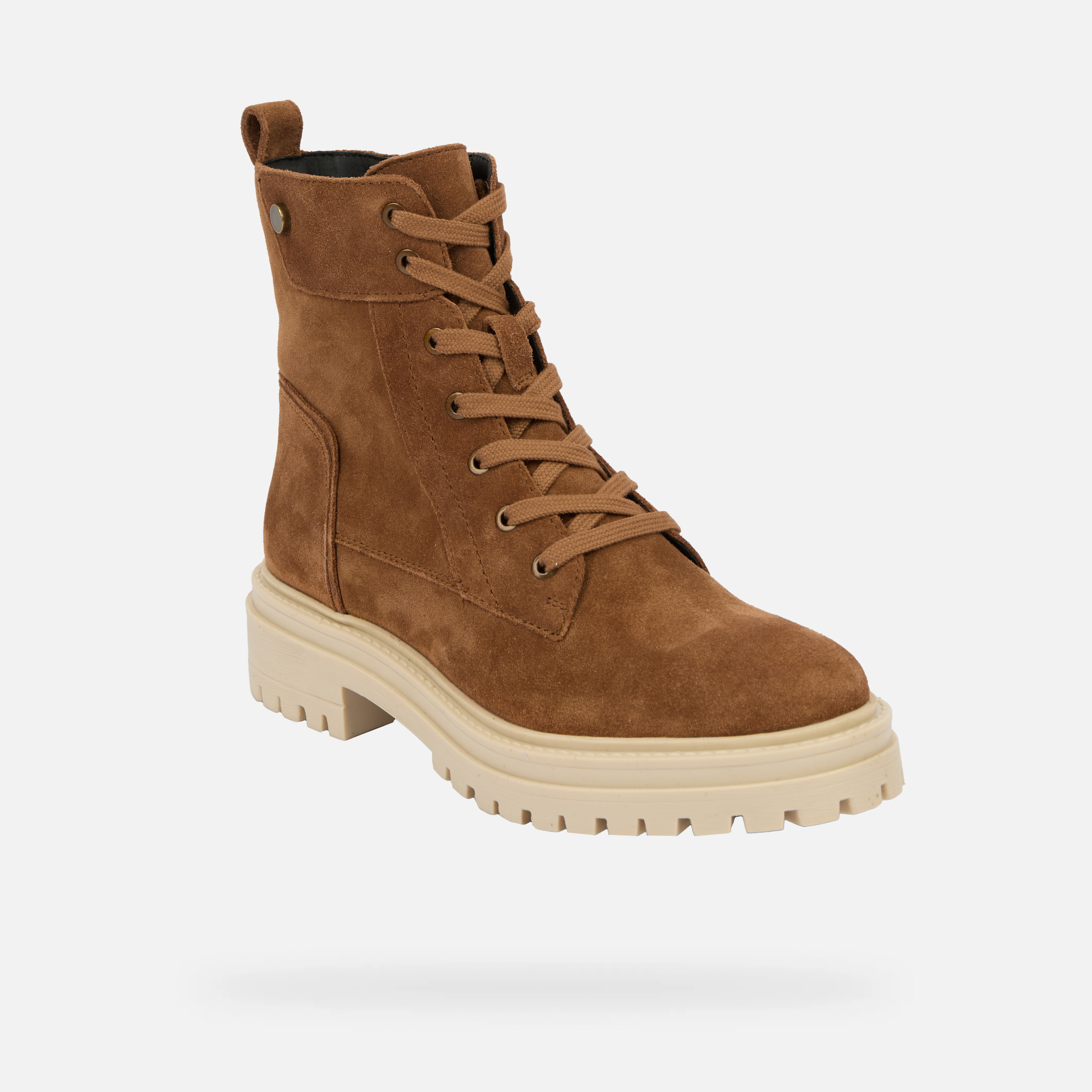 Brown women's ankle boots Geox Iridea - Women's