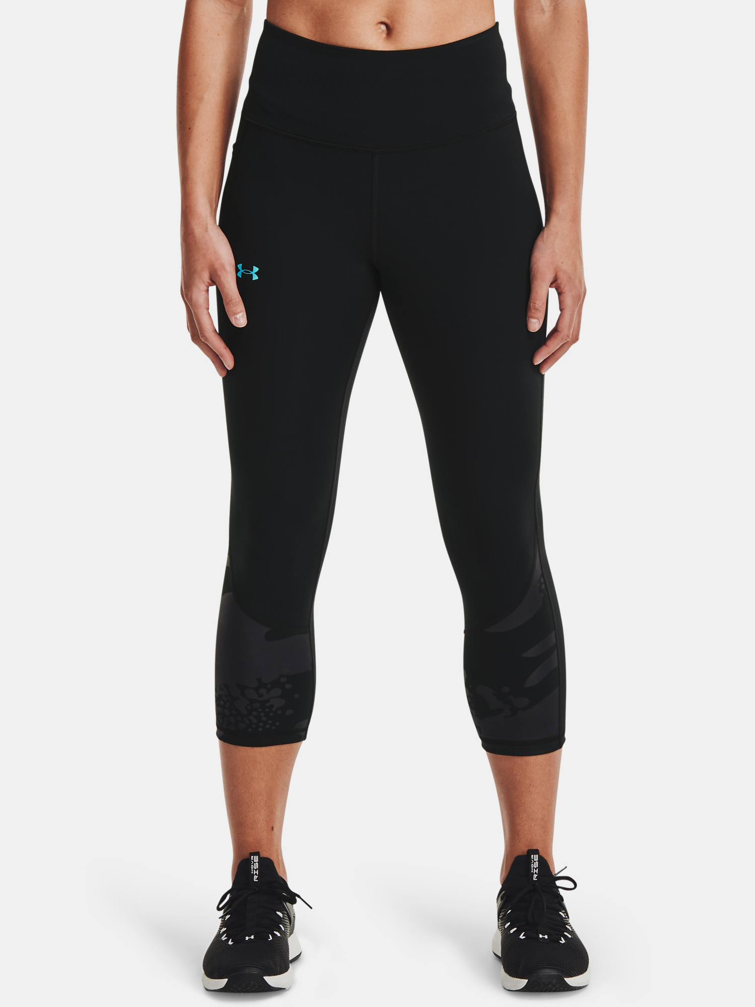 Under Armour Leggings Rush Tonal Capri Pkt Ns-BLK - Ladies
