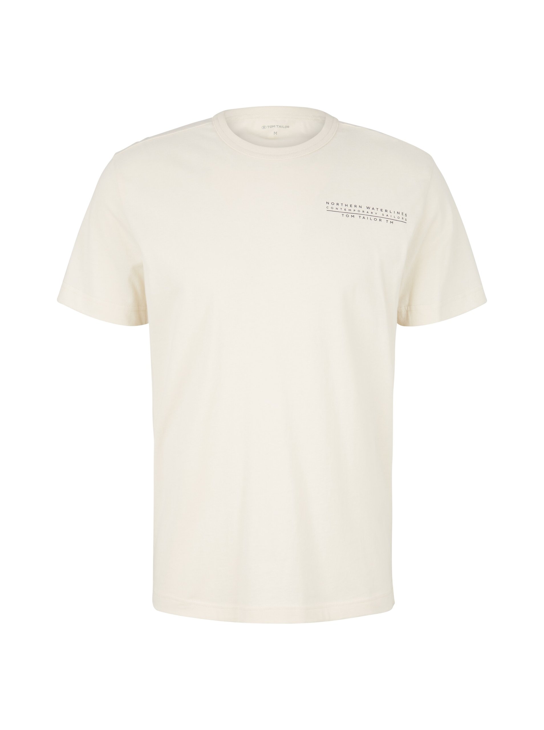 Levně Béžové pánské tričko Tom Tailor - Pánské