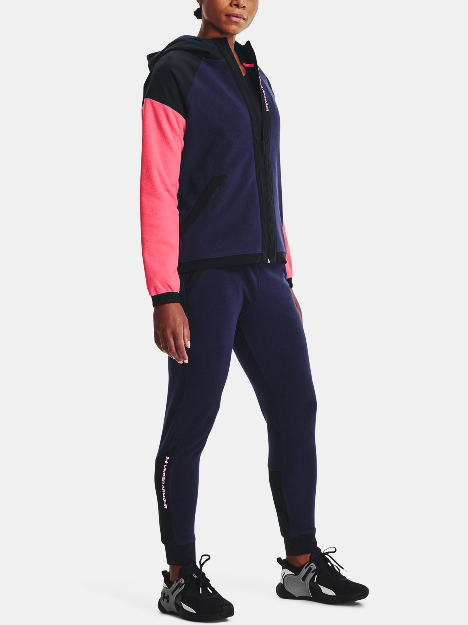 Under Armour Sweatpants Rush Fleece Pant-NVY - Women