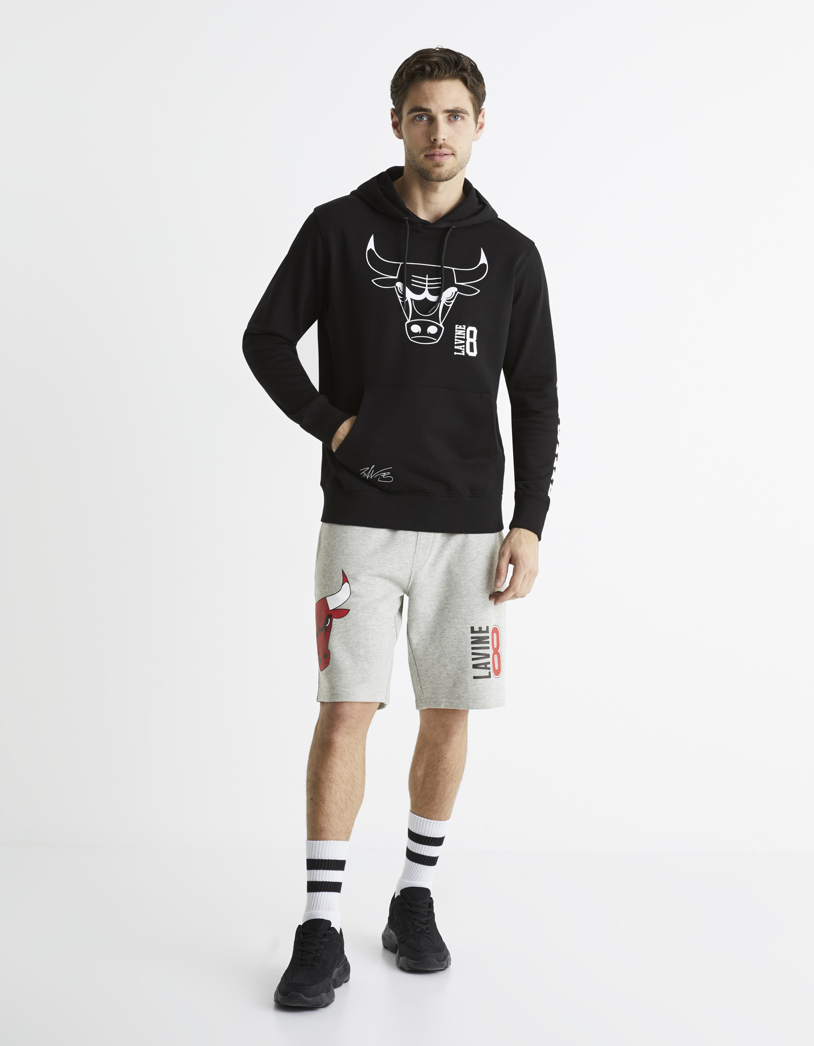 Celio NBA Tracksuit Shorts Chicago Bulls - Men