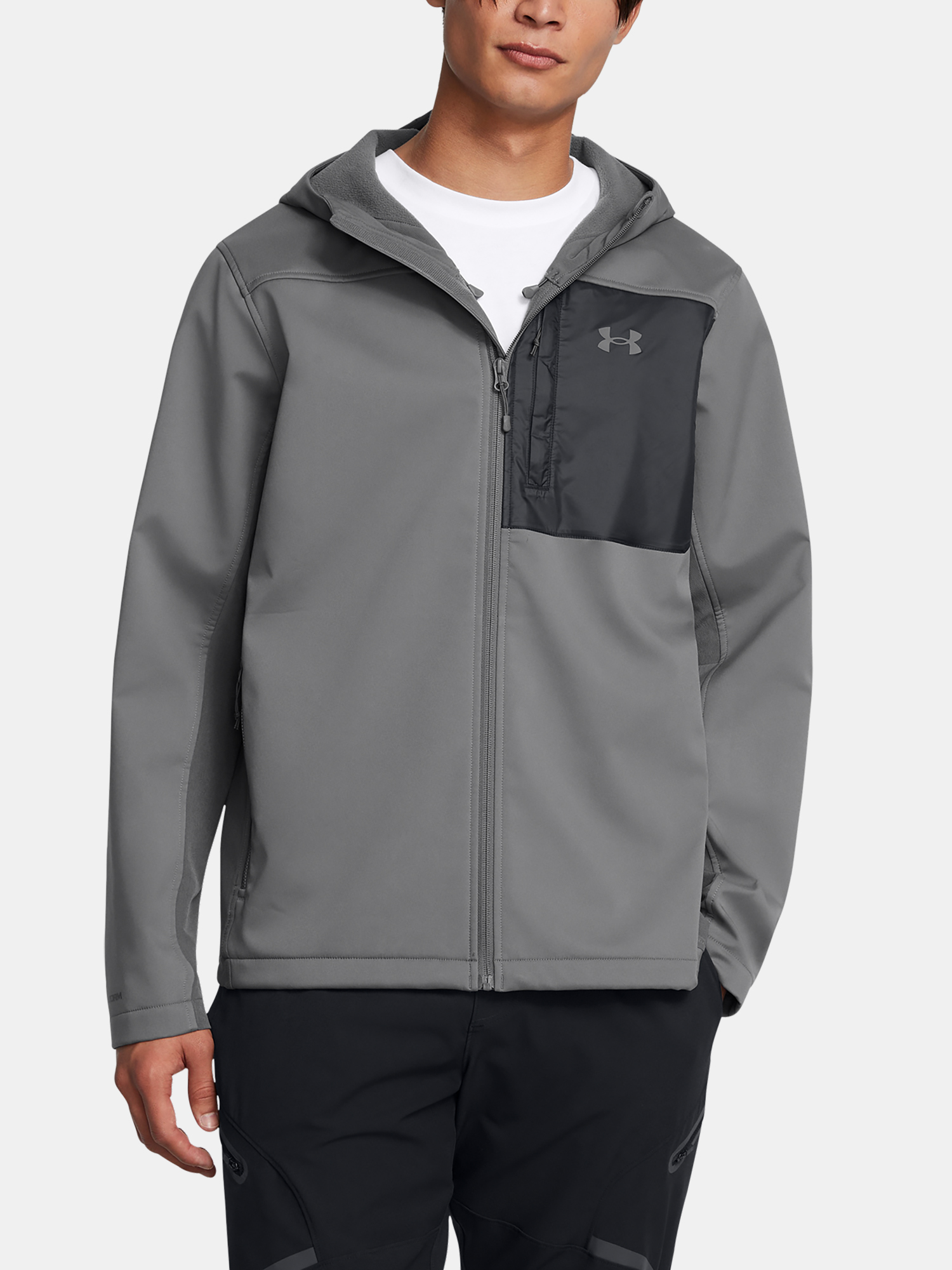 Men's Under Armour SHIELD HOODED JACKET-GRY - Men's