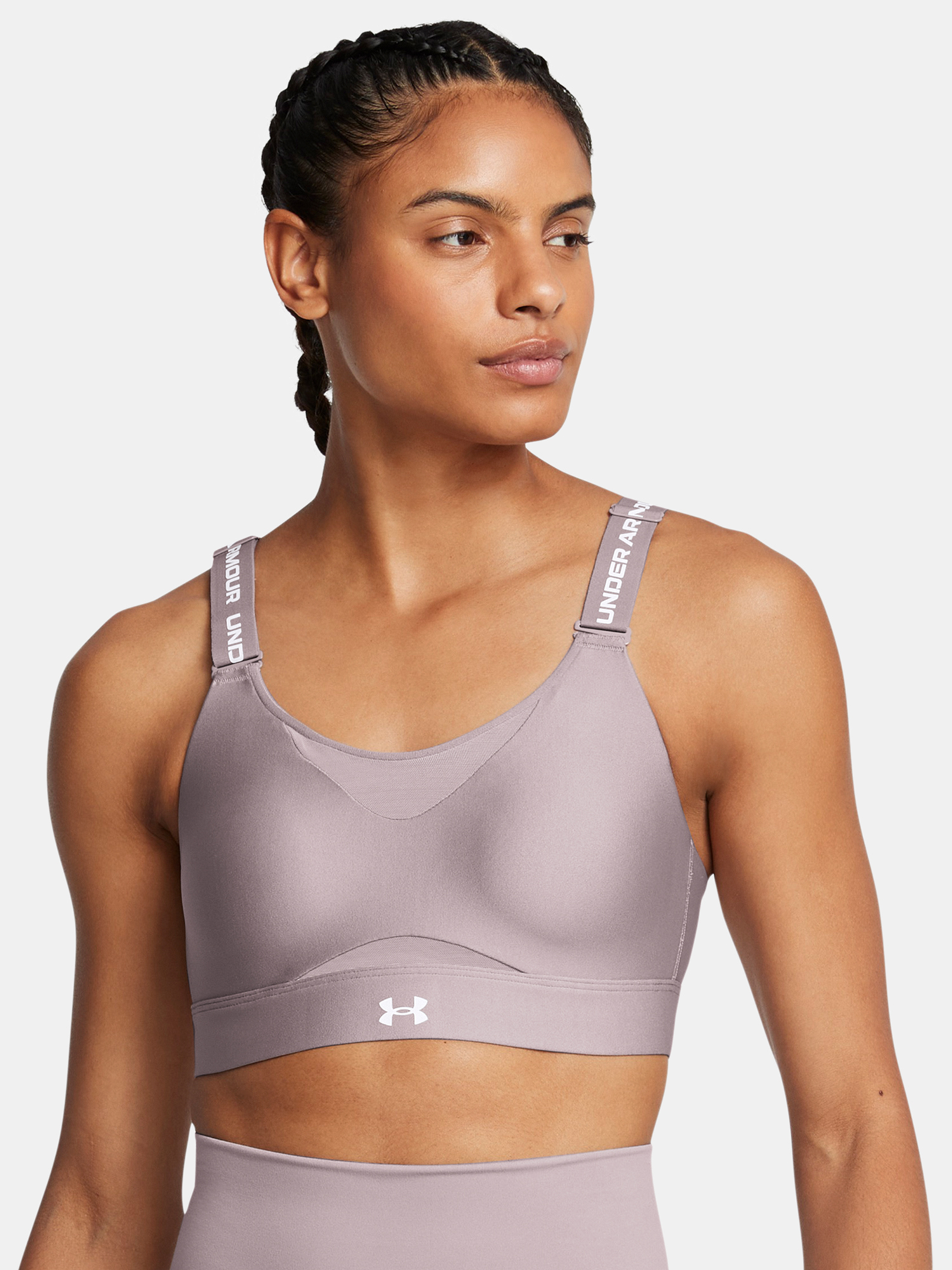 Women's bra Under Armour UA Infinity High 2.0 Bra-GRY - Women's