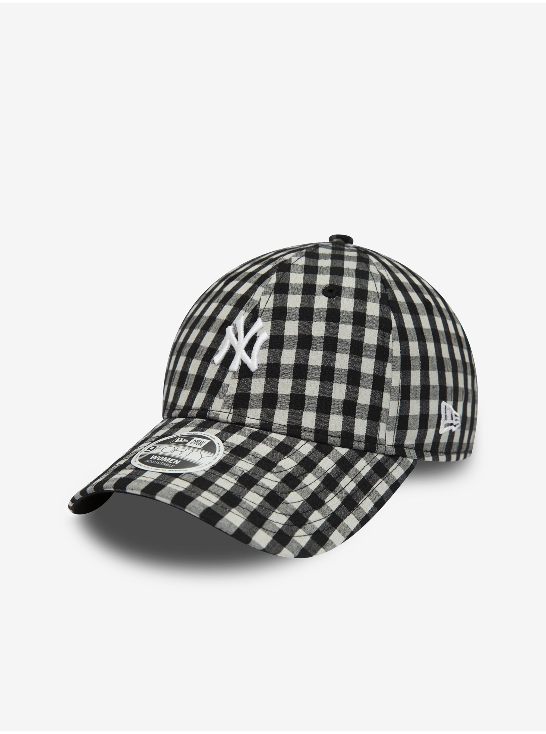 Black And White Ladies Plaid Cap New Era - Women