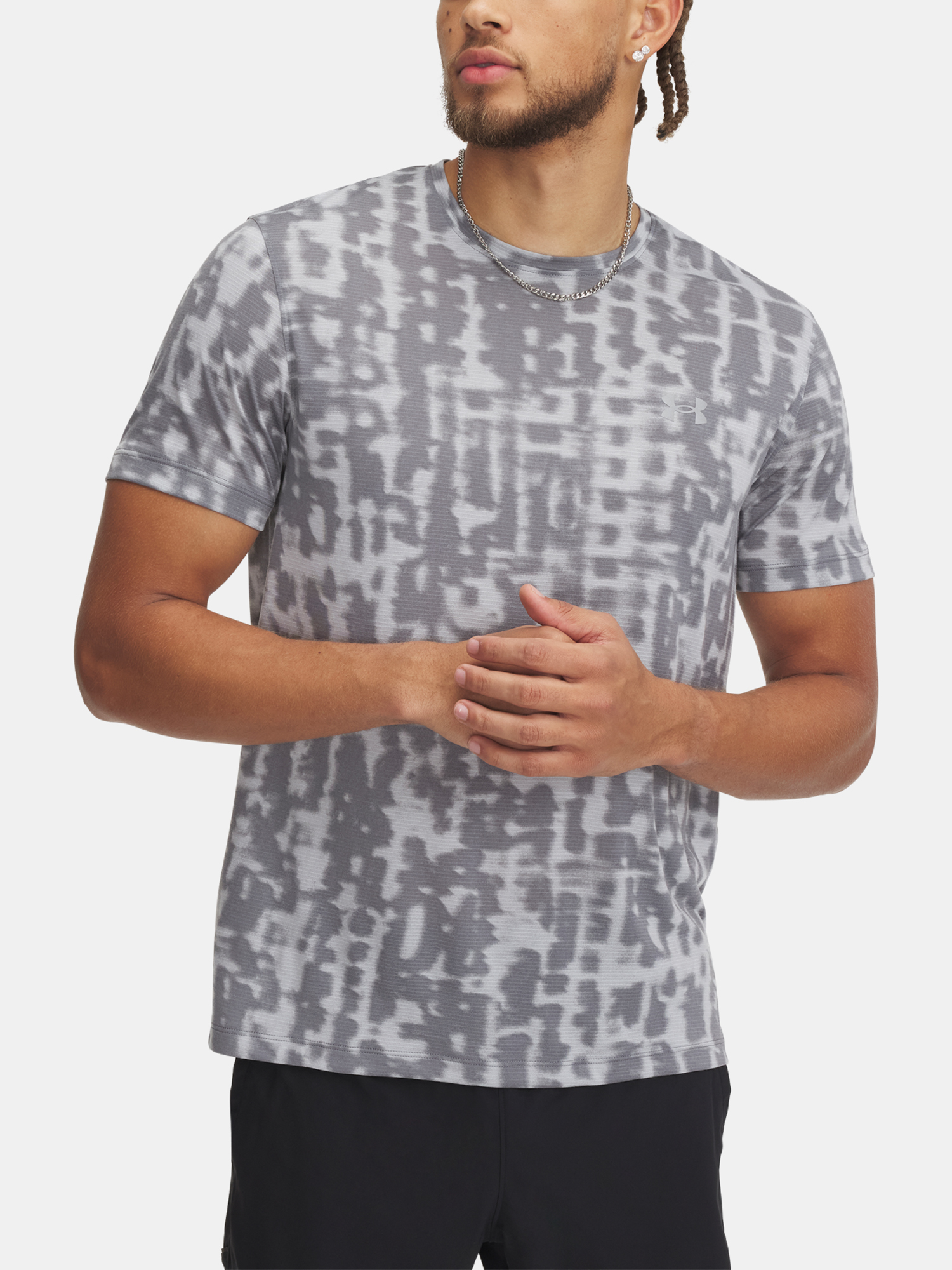 Men's T-shirt Under Armour UA LAUNCH PRINTED SS - Men's