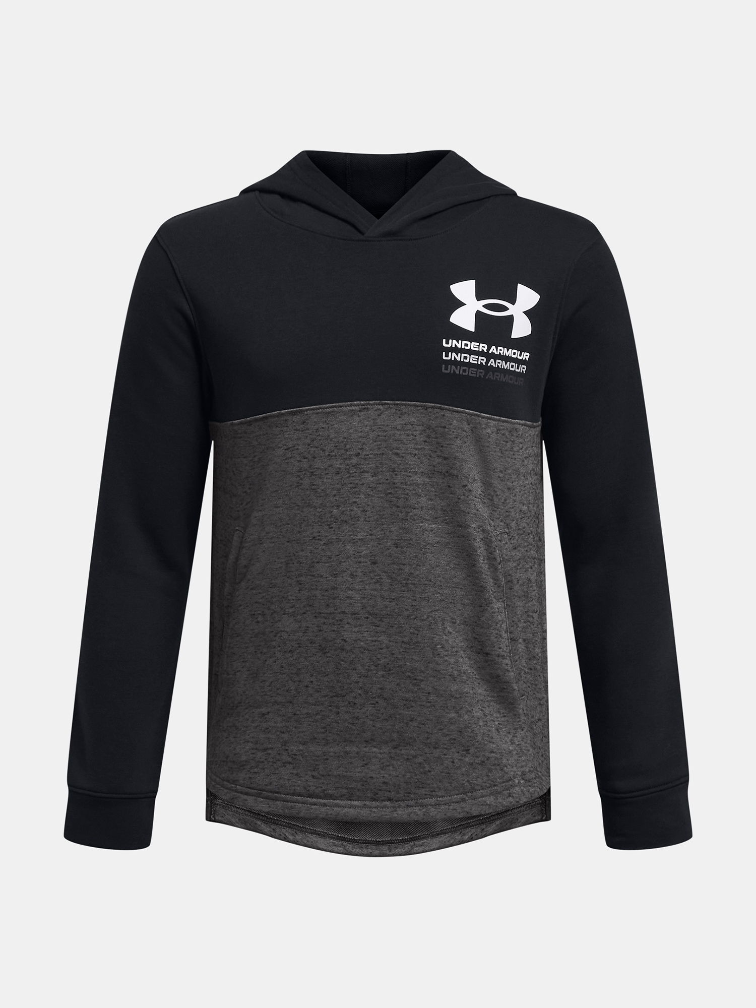 Under Armour Sweatshirt UA Boys Rival Terry Hoodie - BLK - Boys