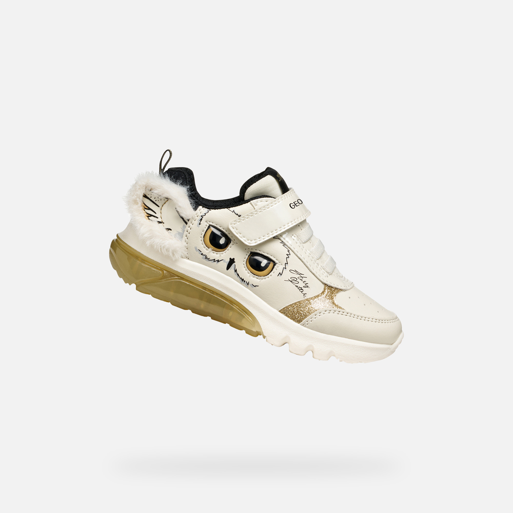 Cream Girls Sneakers Geox Ciberdron Harry Potter - Girls