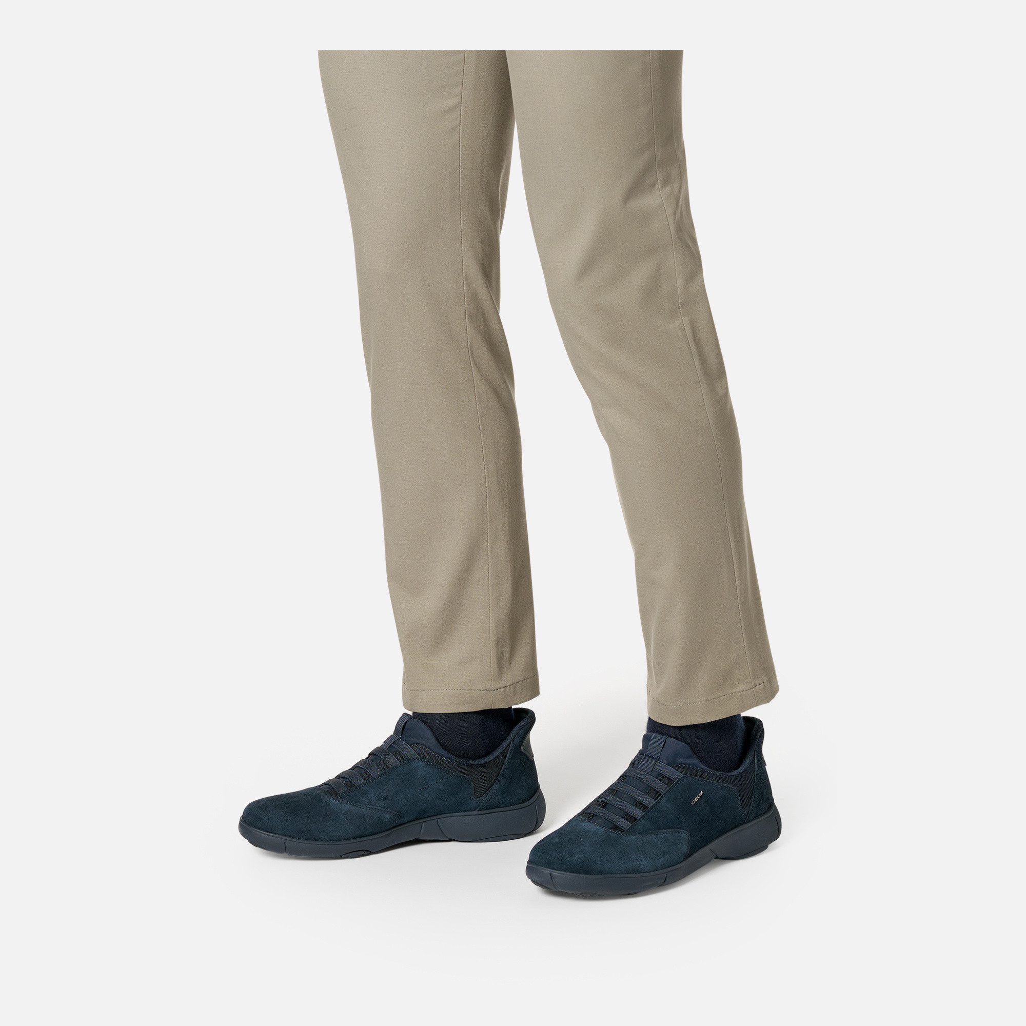 Dark blue men's sneakers Geox Nebula 2.0 Plus - Men's