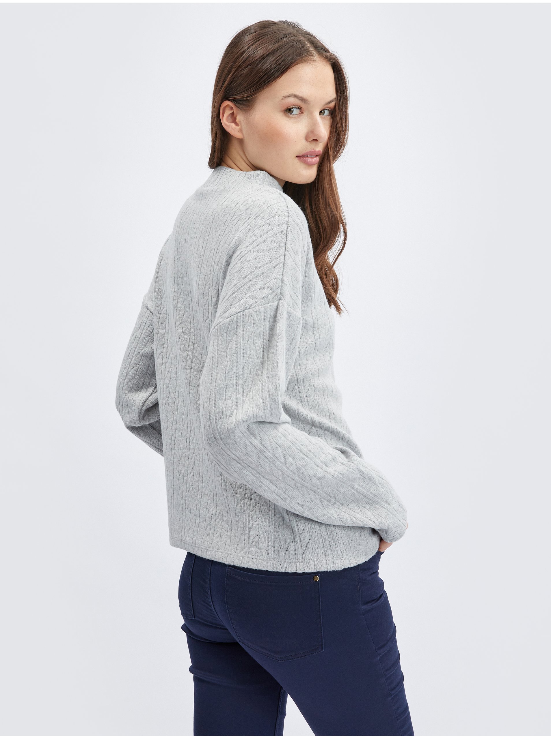 Pulovere pentru femei ORSAY - gri deschis