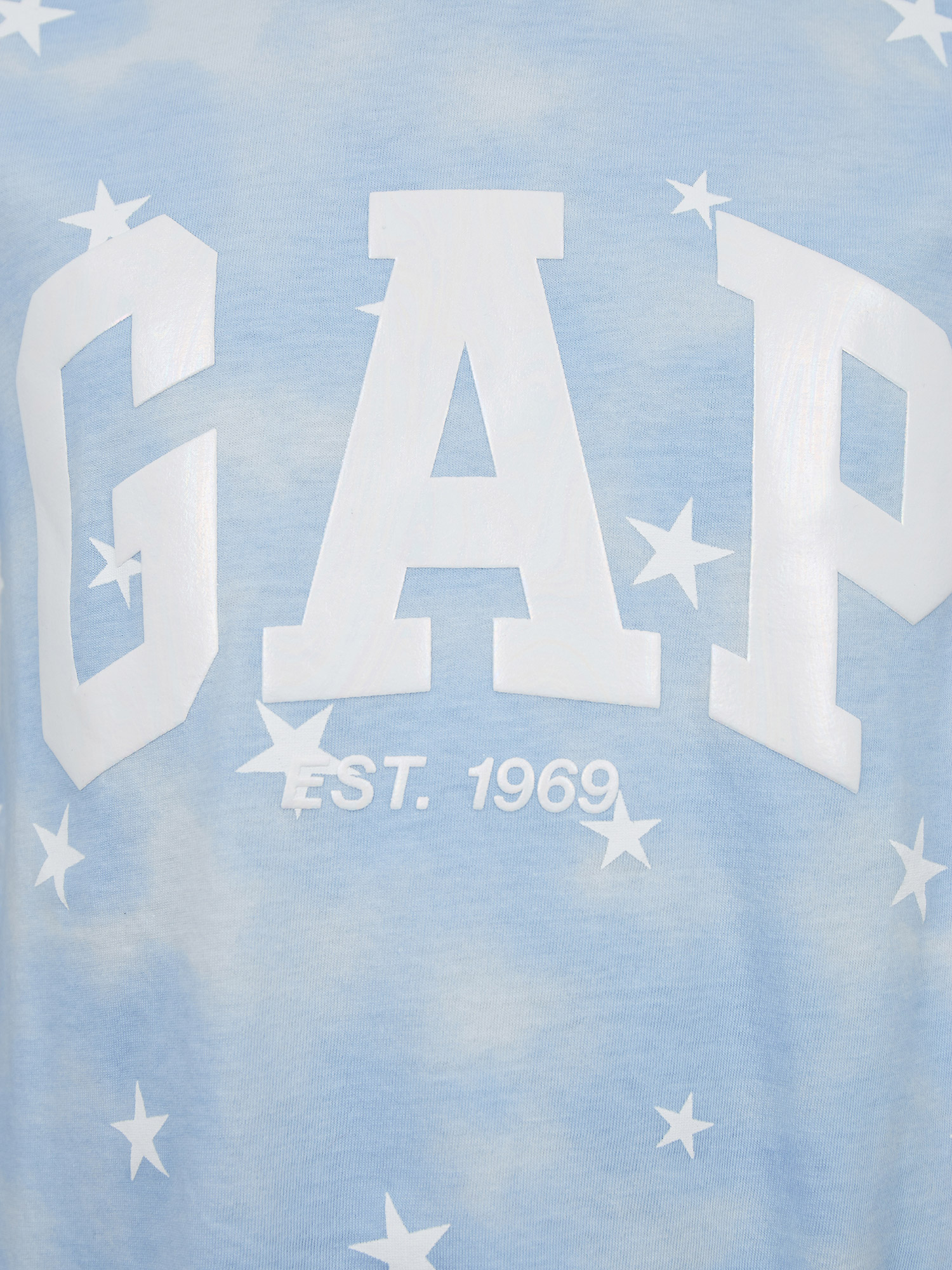 GAP Kids T-shirt logo and stars - Girls