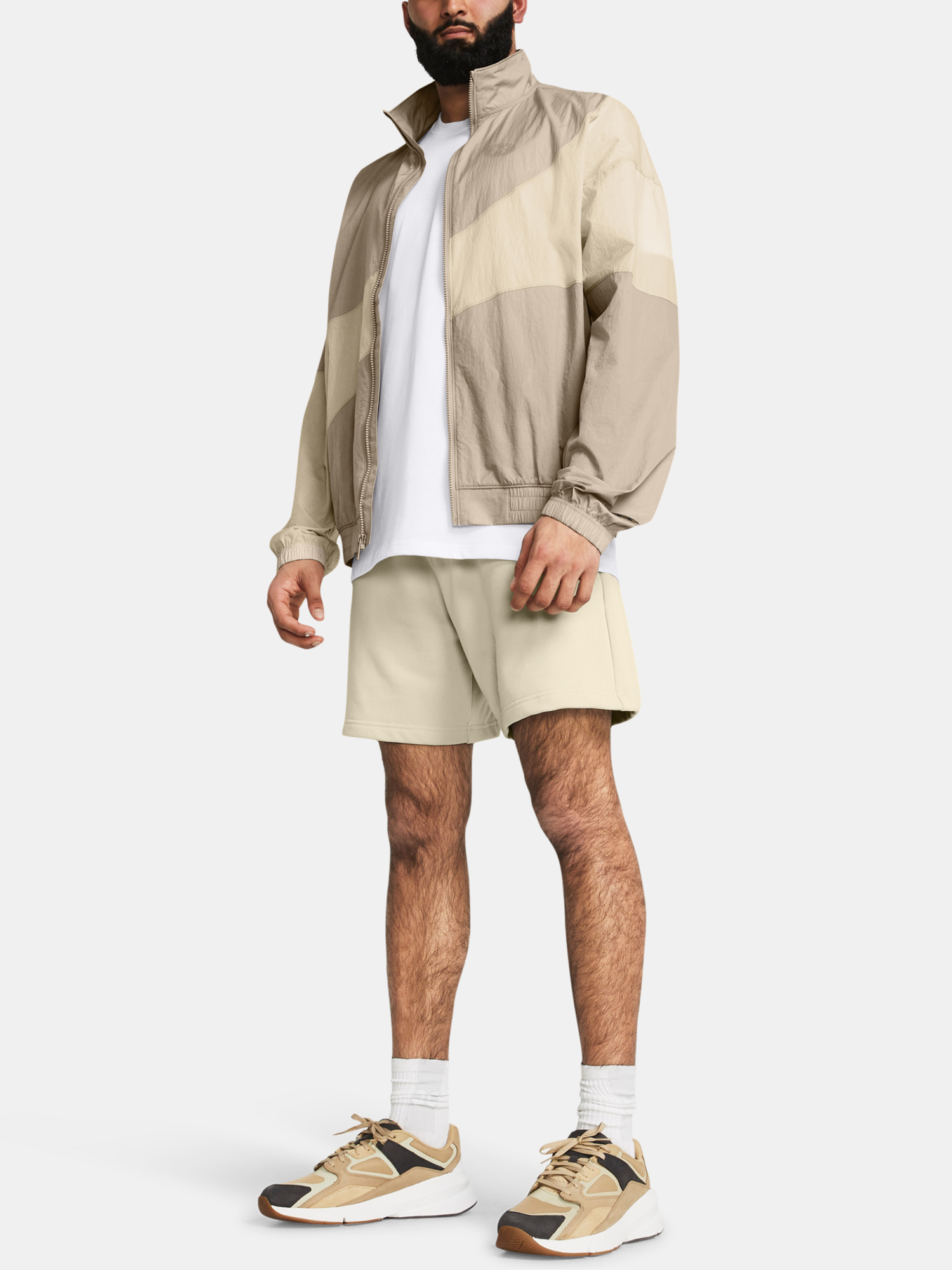 Men&#039;s Under Armour UA Legacy Crinkle Jacket-BRN - Men