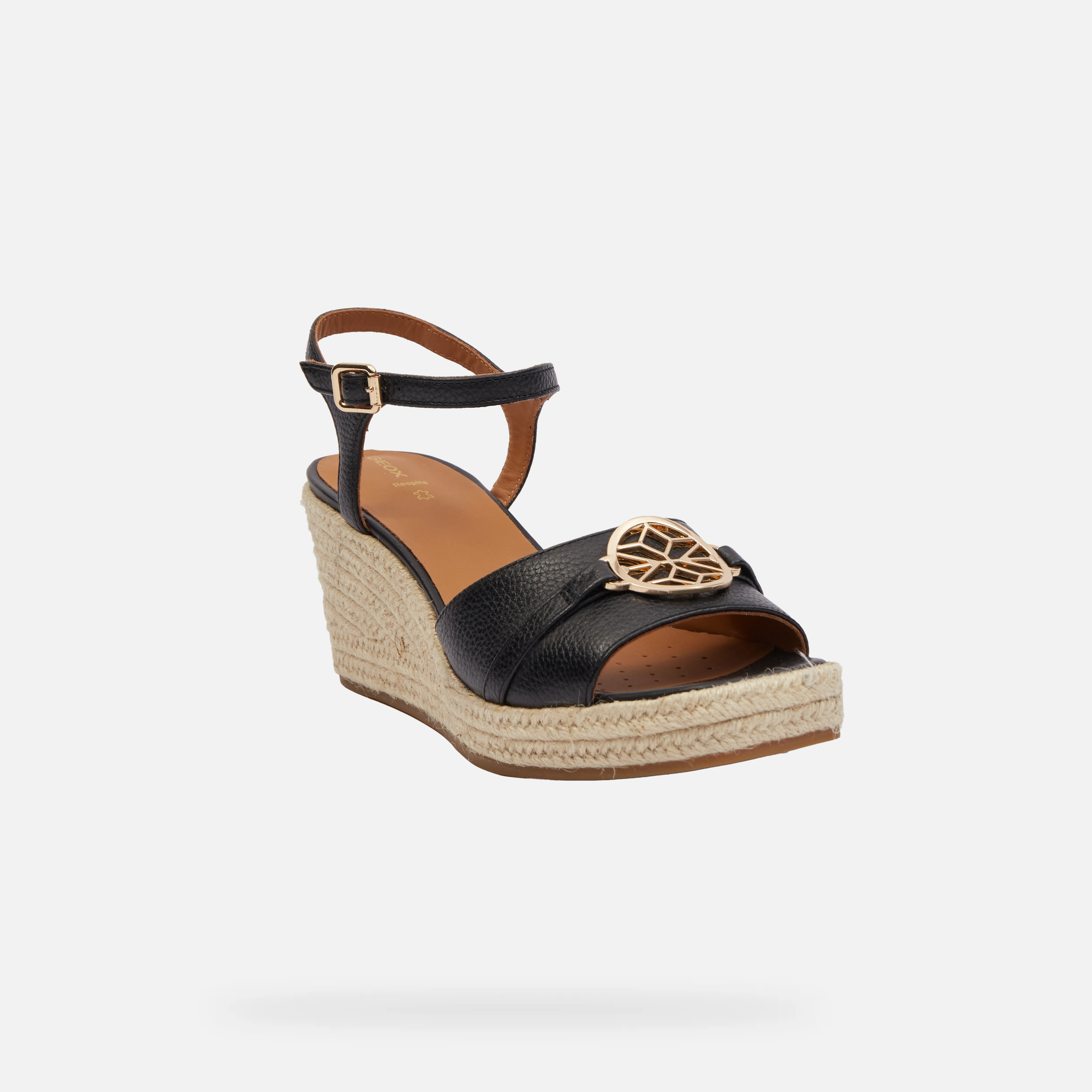 Black women's sandals Geox Panarea - Women's