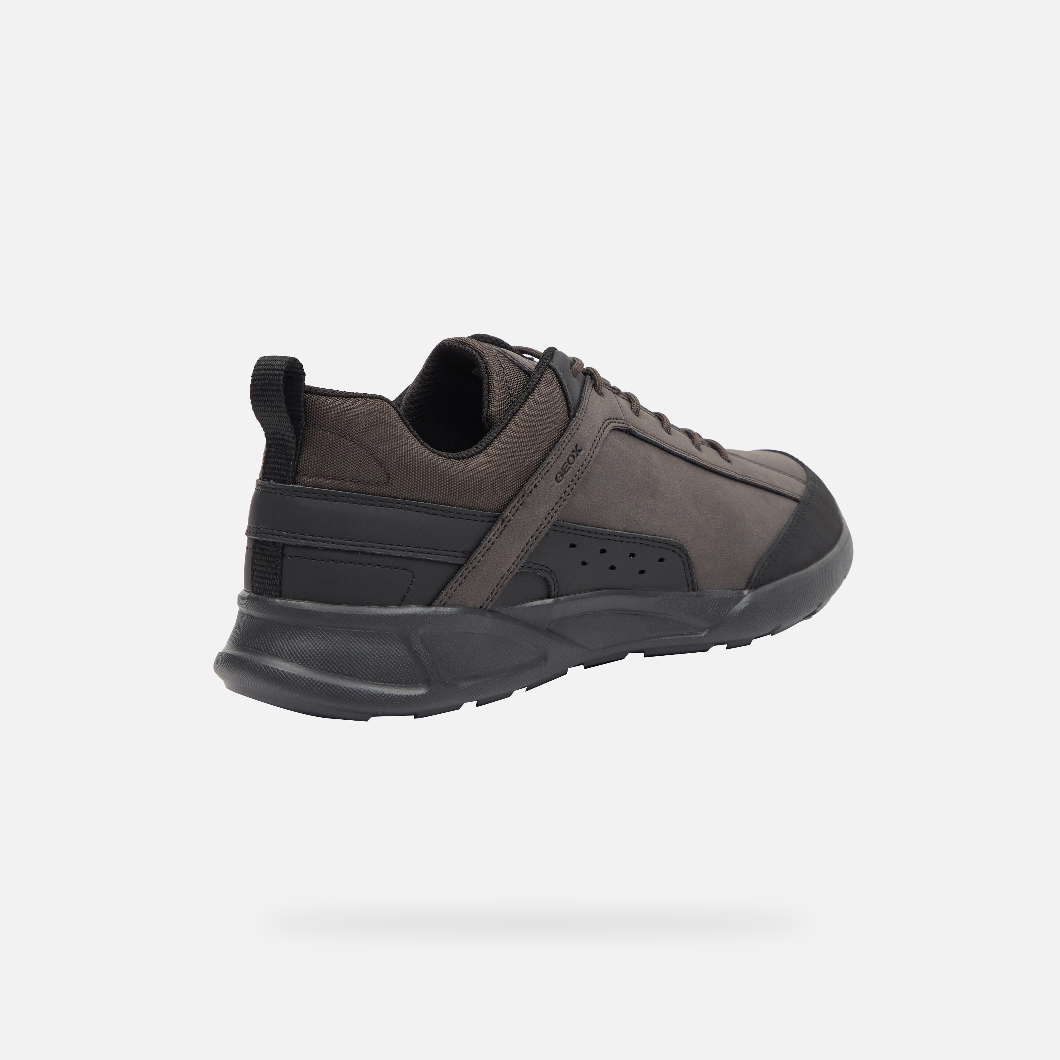 Brown men's sneakers Geox Sanzio - Men's