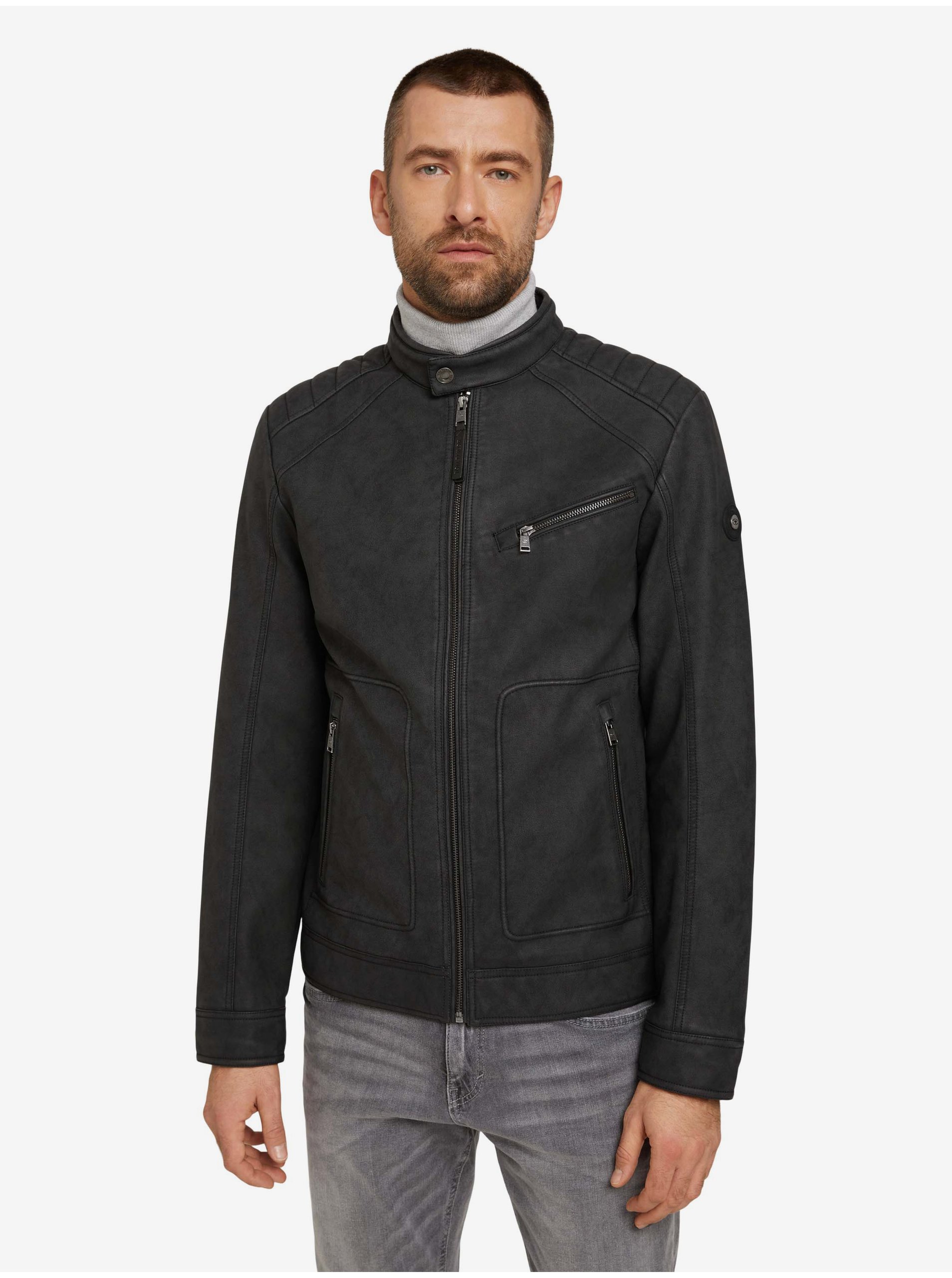 black-men-s-leatherette-jacket-tom-tailor-men-s