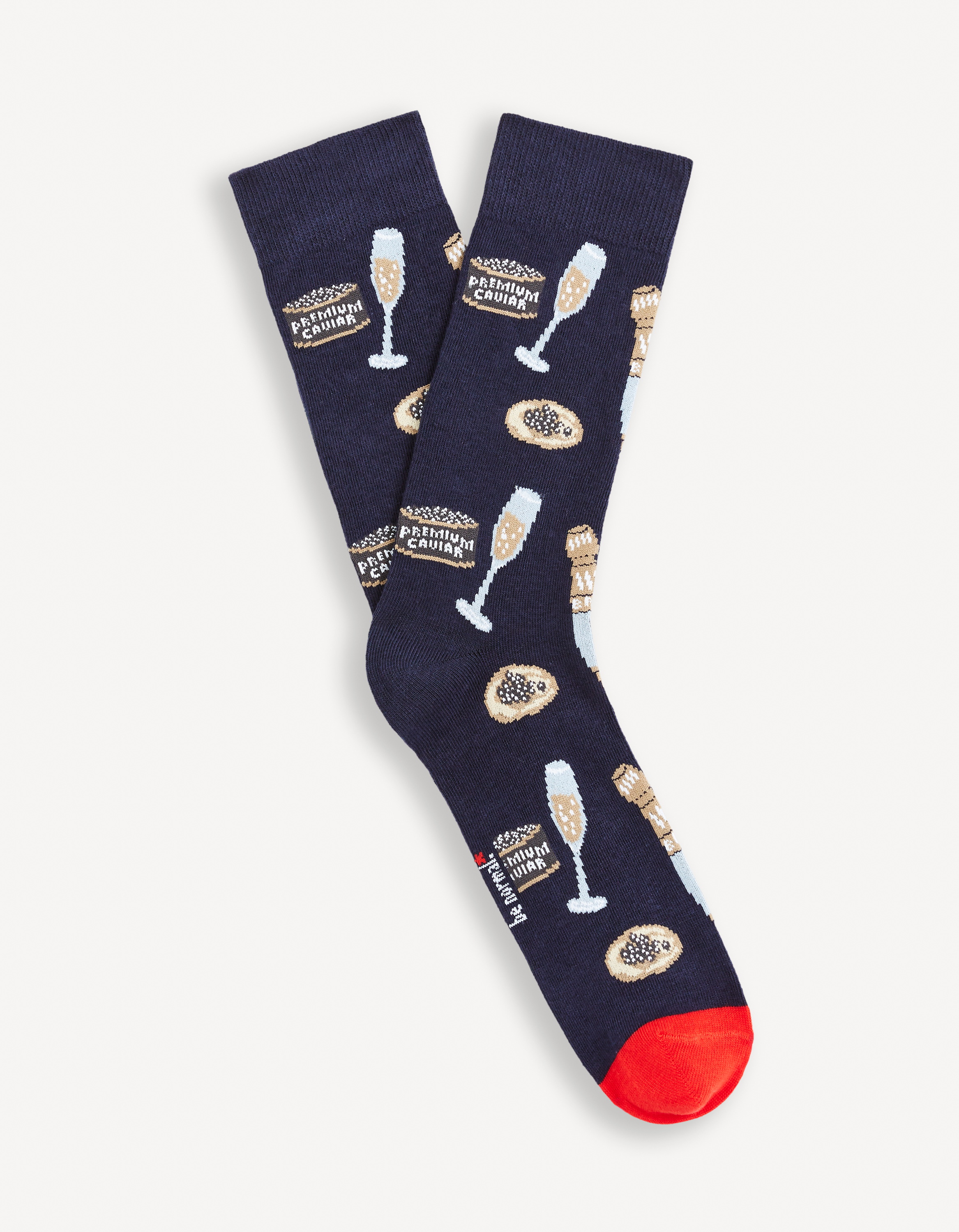 Boxeri mulati pentru barbati Celio - rosu, albastru inchis