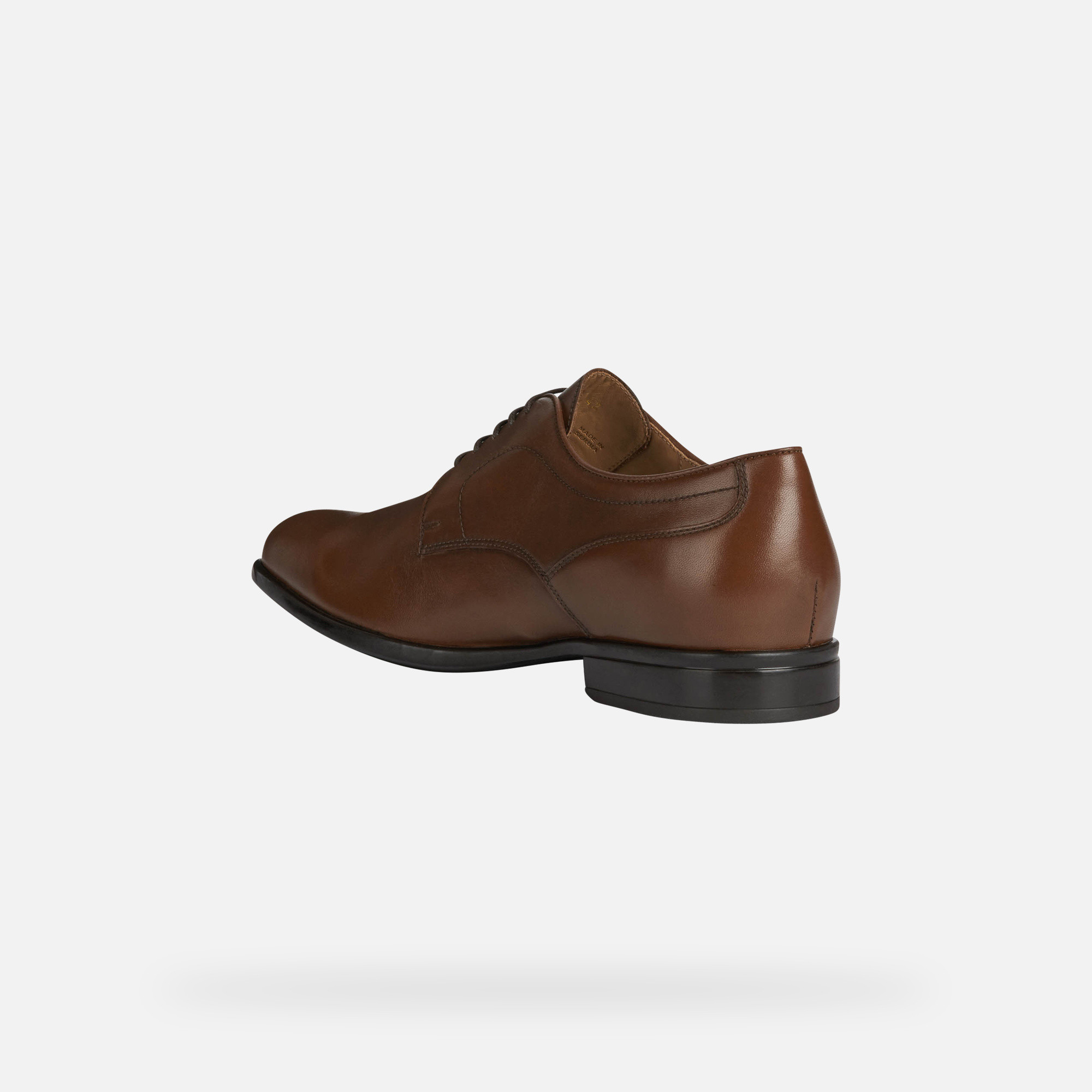 Brown men's formal shoes Geox Iacopo - Men's