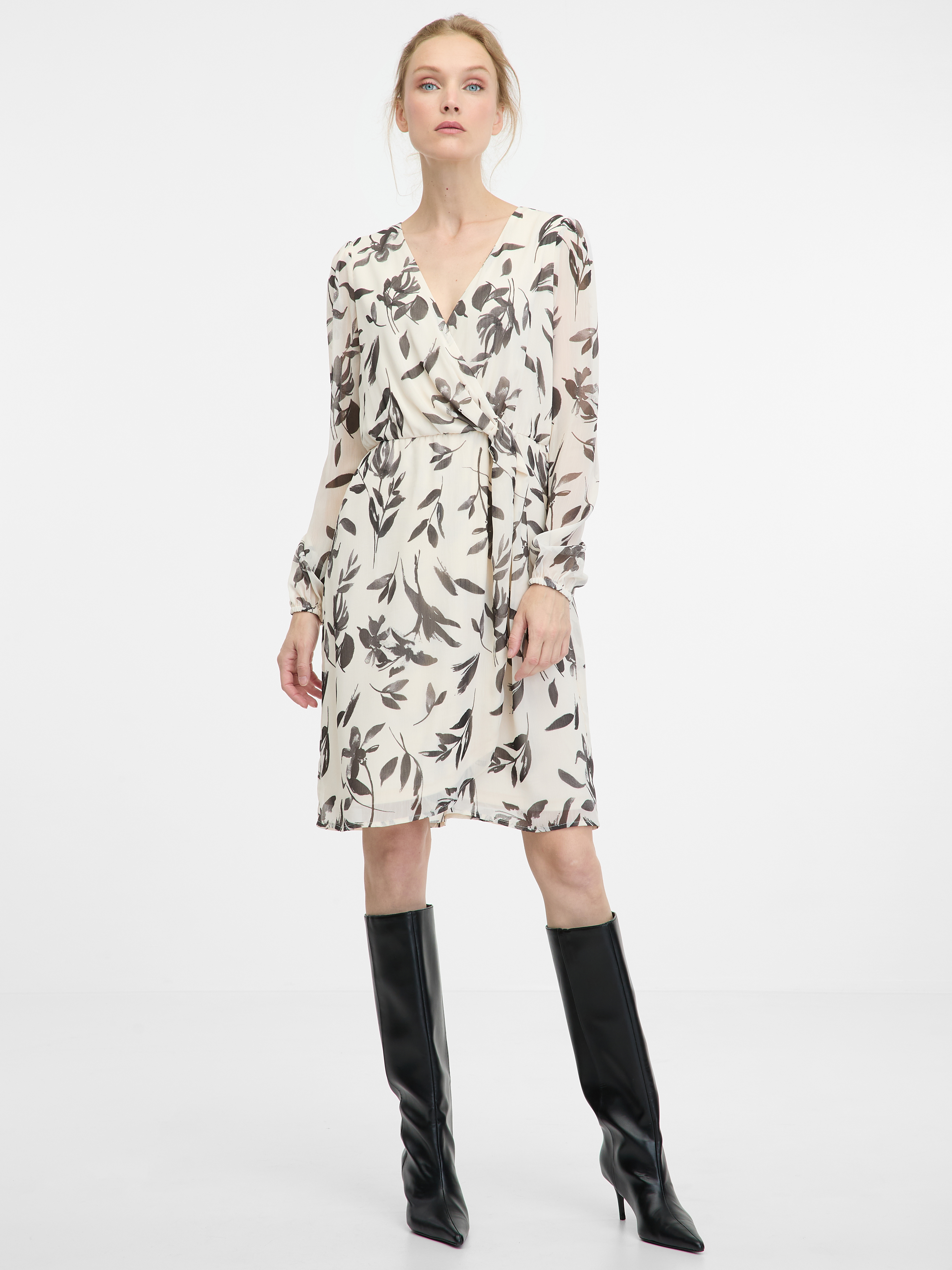 Grey women's knee-length dress ORSAY - Women's