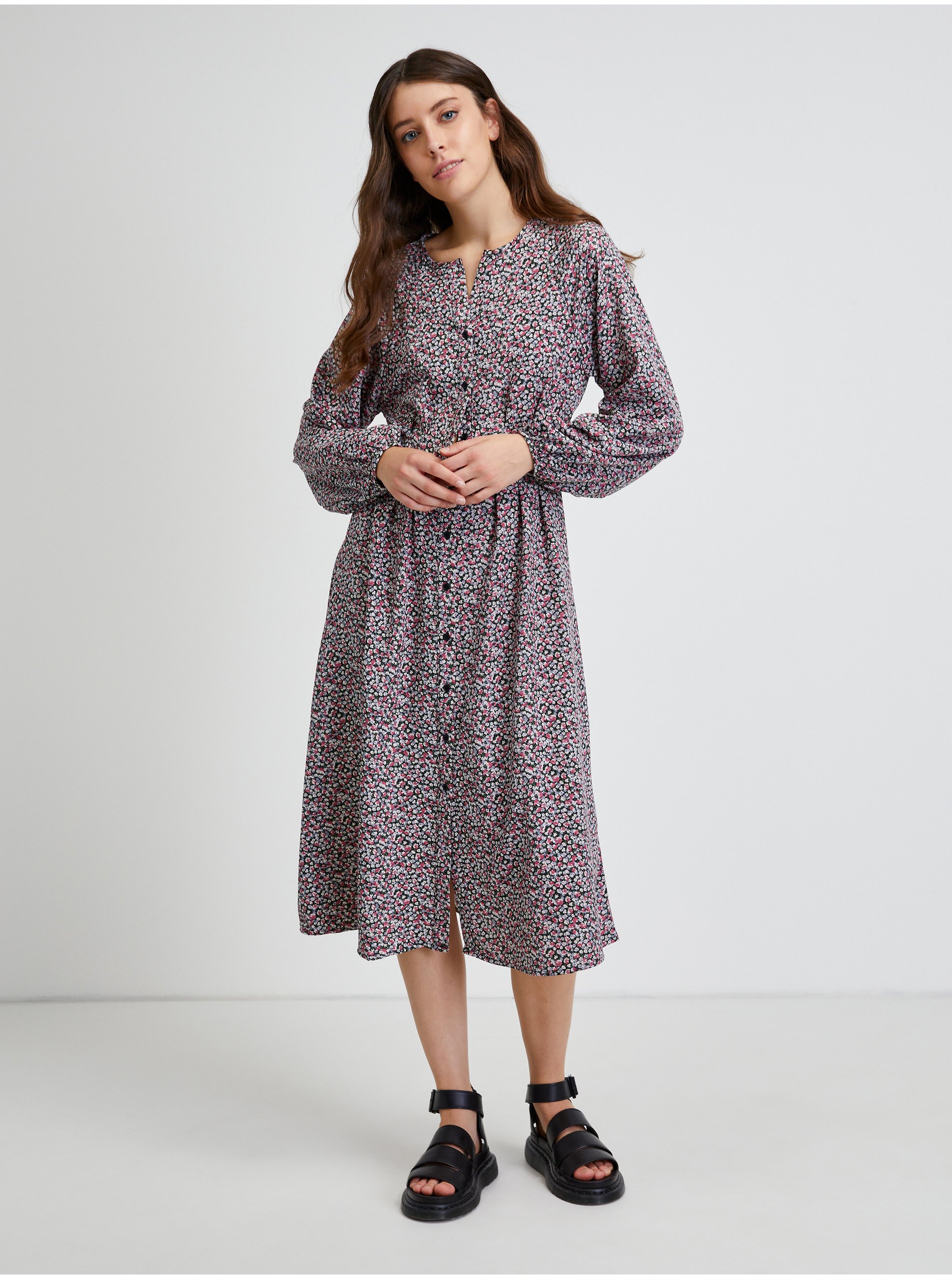 Rochii casual pentru femei Noisy May - negru, gri