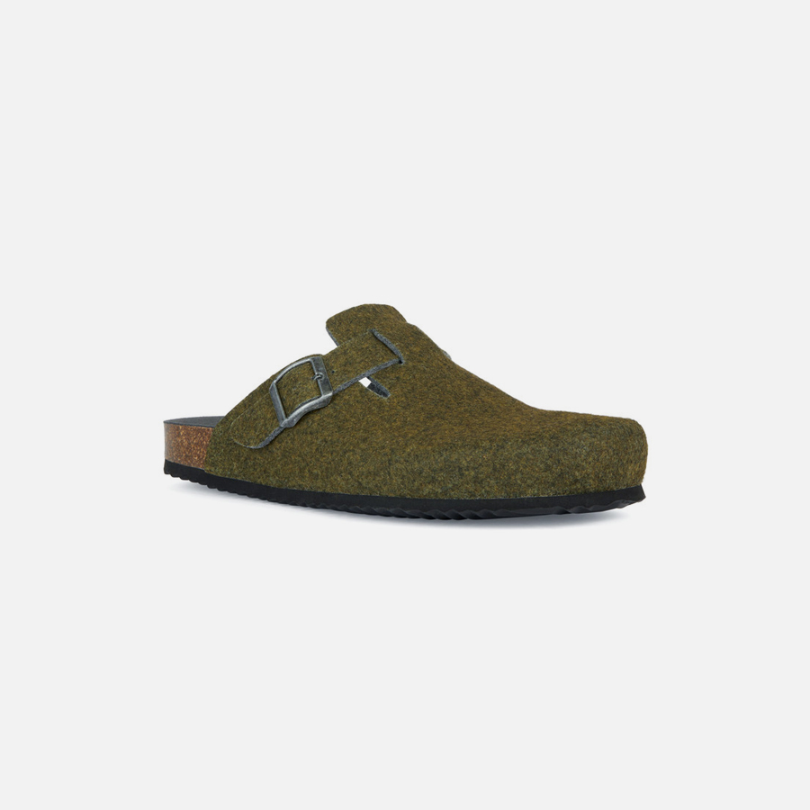 Khaki men&#039;s slippers Geox Ghita - Men&#039;s