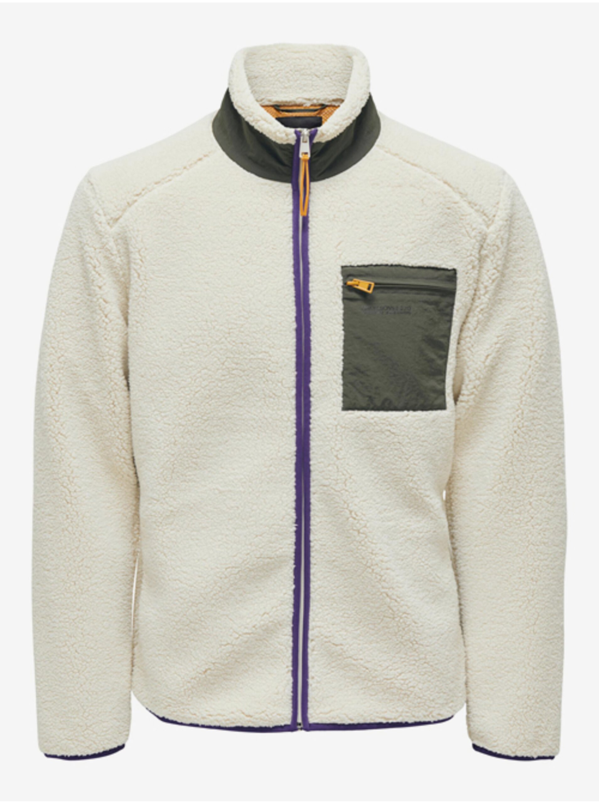 Jachete subtire pentru barbati ONLY &amp; SONS - crem