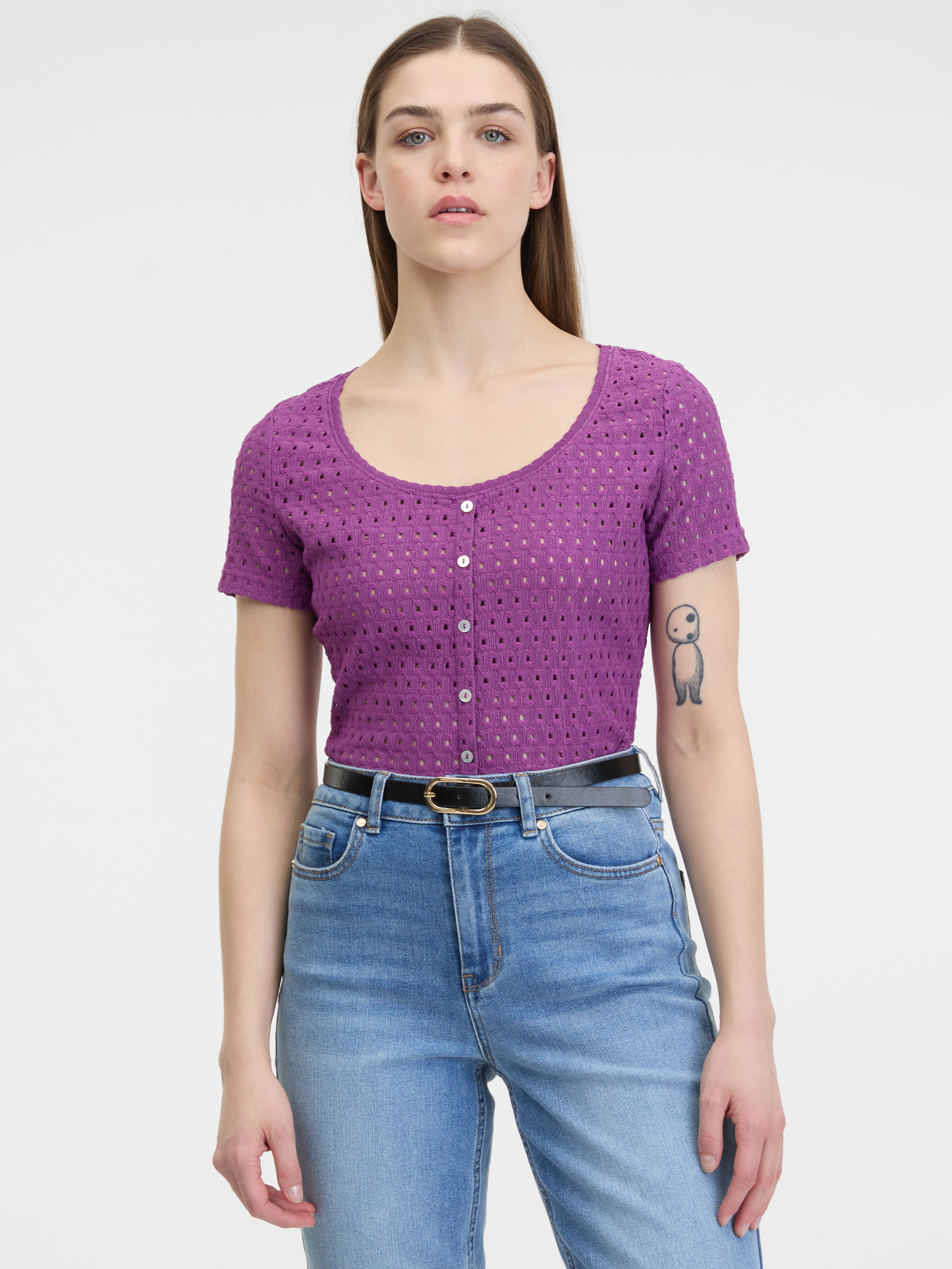 Purple Women's T-shirt ORSAY - Women