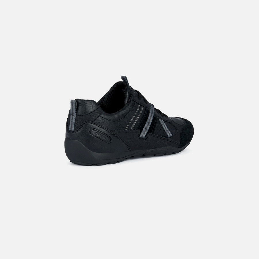 Black men's sneakers Geox Ravex - Men's