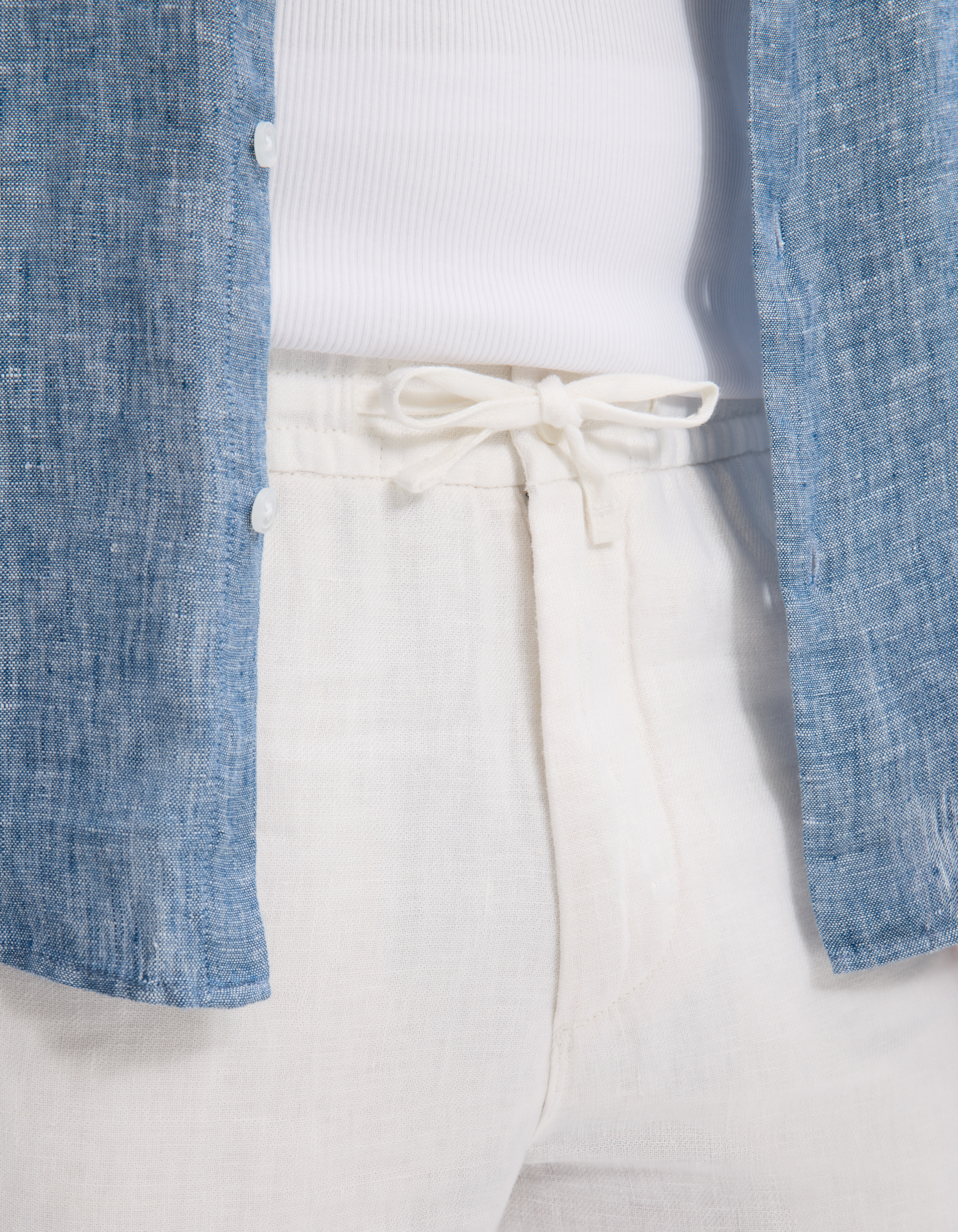 Pantaloni casual pentru barbati Celio - alb