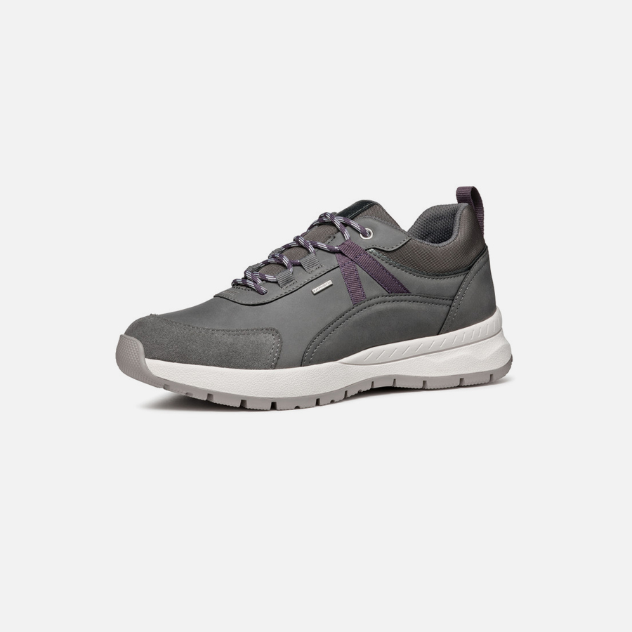 Grey women's sneakers Geox Braies B Abx - Women's
