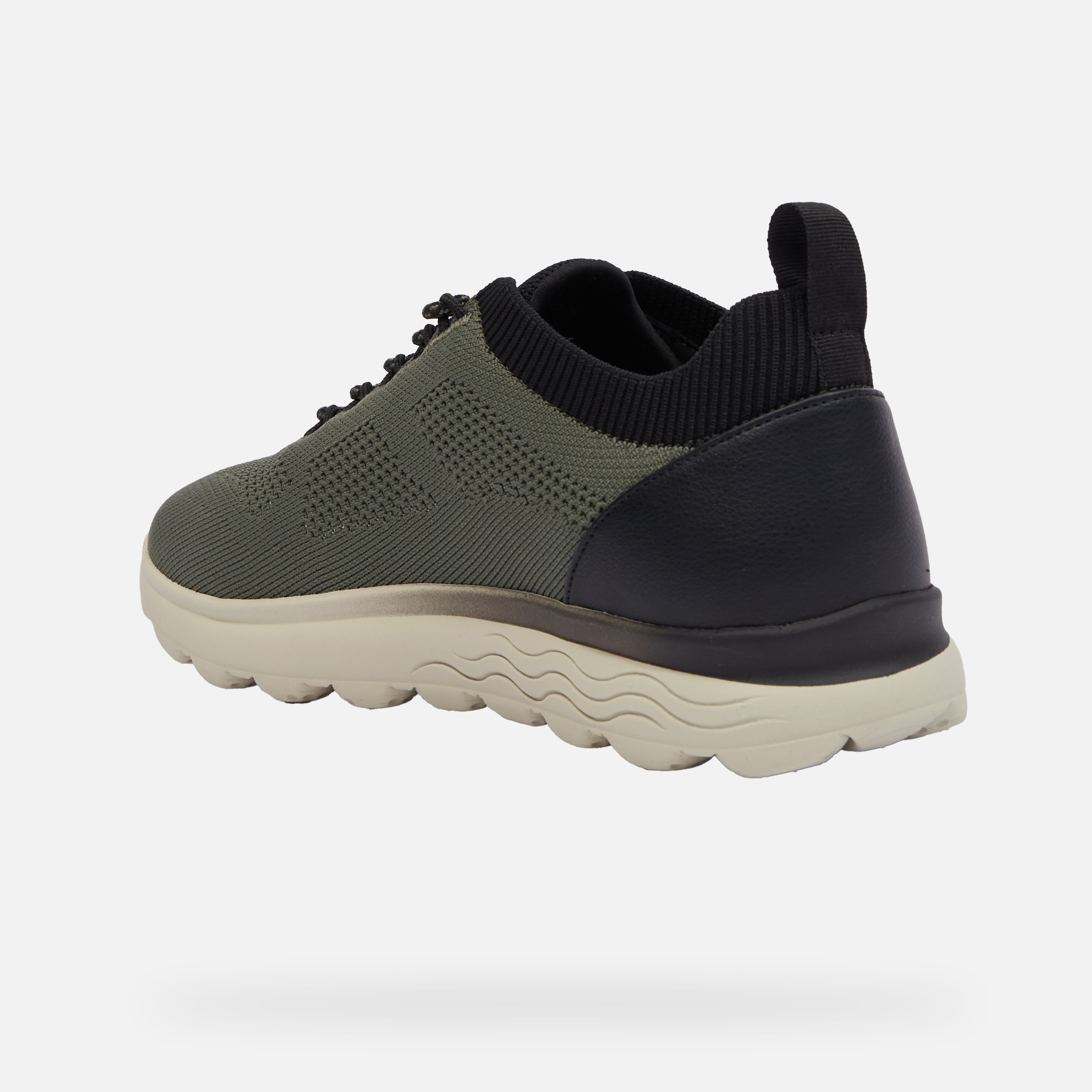 Dark green men's sneakers Geox Spherica - Men's